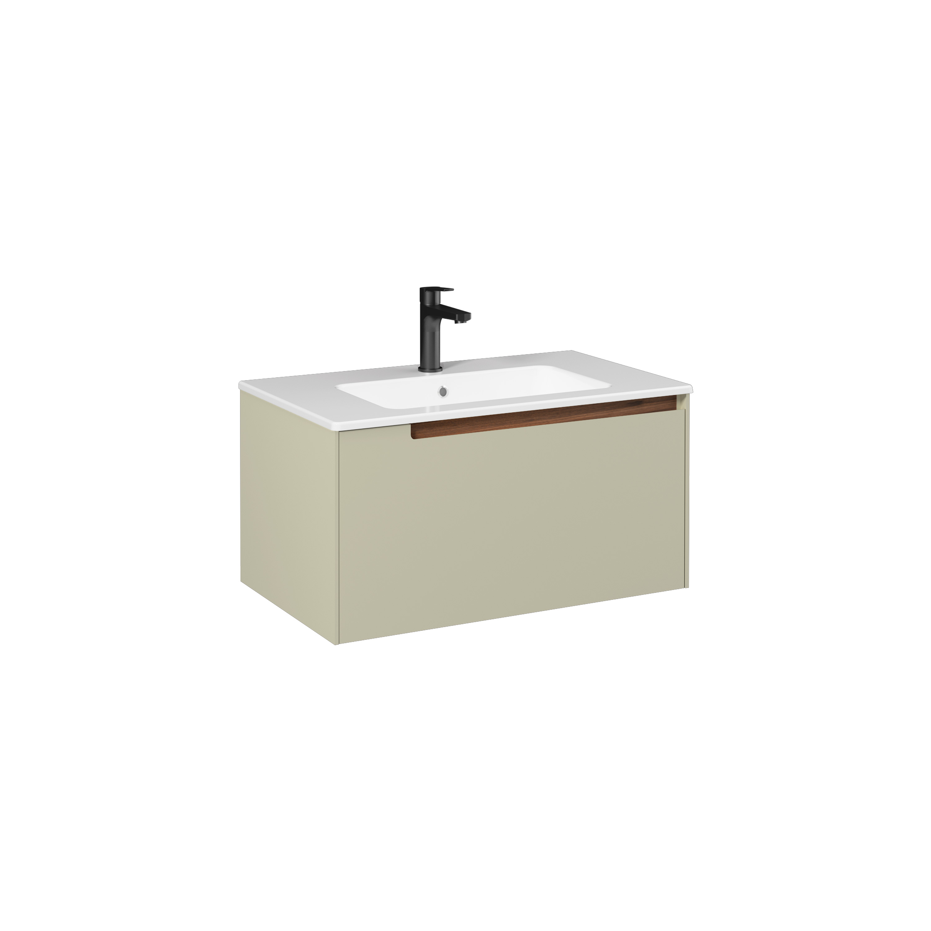 DANTE Washbasin Cabinet, Light Green 80 cm