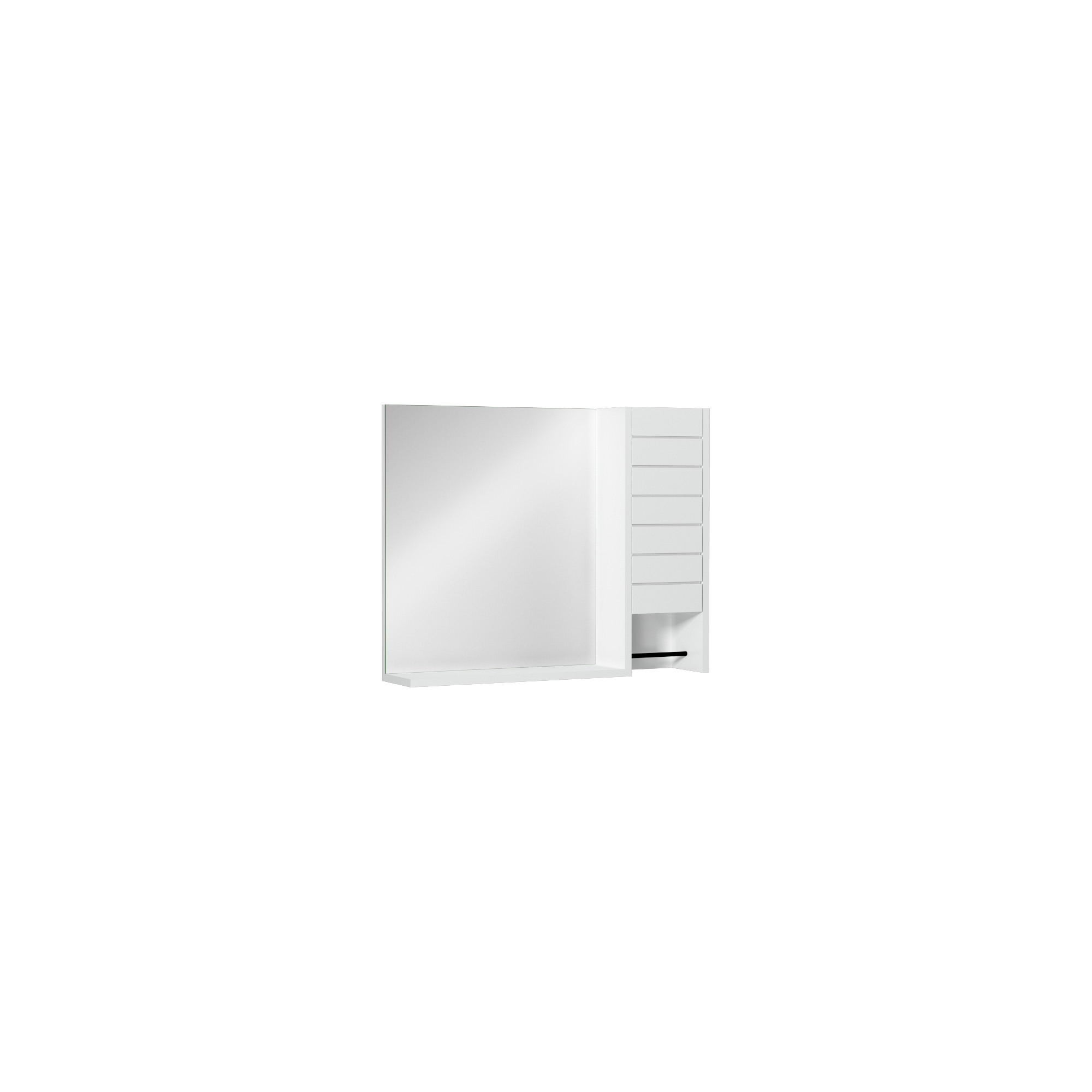 Aristo Washbasin Cabinet, Detroit & White 80 cm