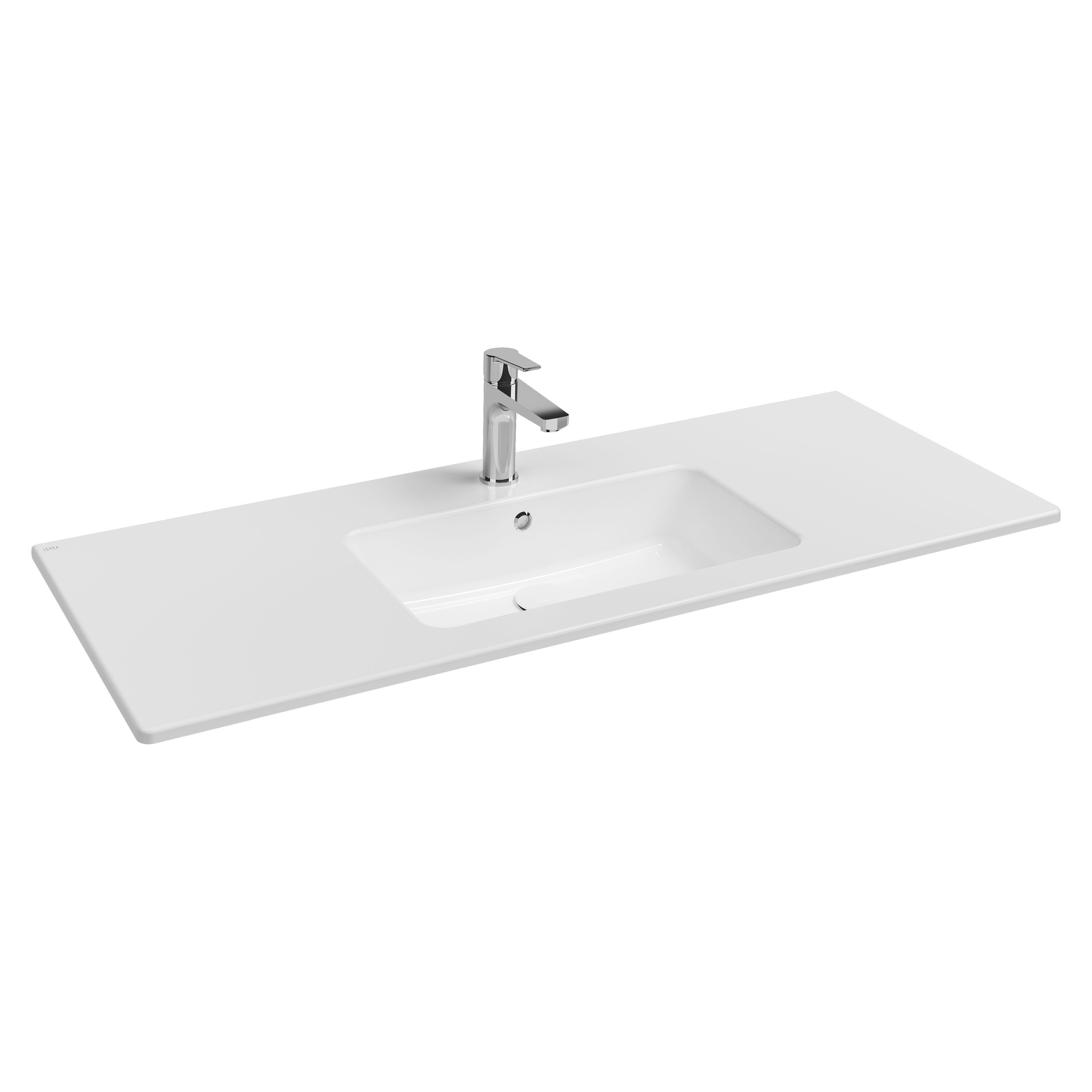 SistemaT Flat Washbasin, 121 cm