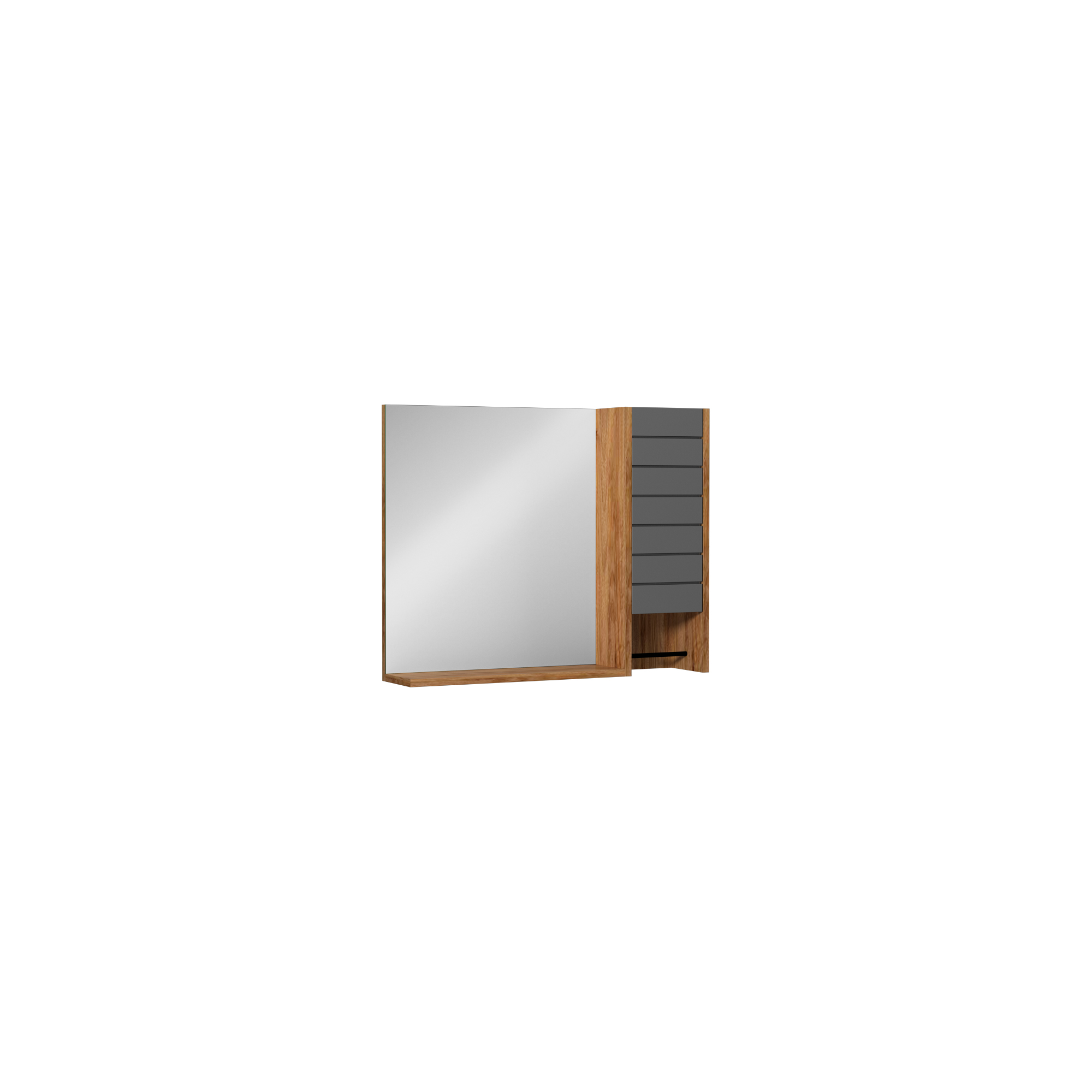 Aristo Washbasin Cabinet, Detroit & White 80 cm