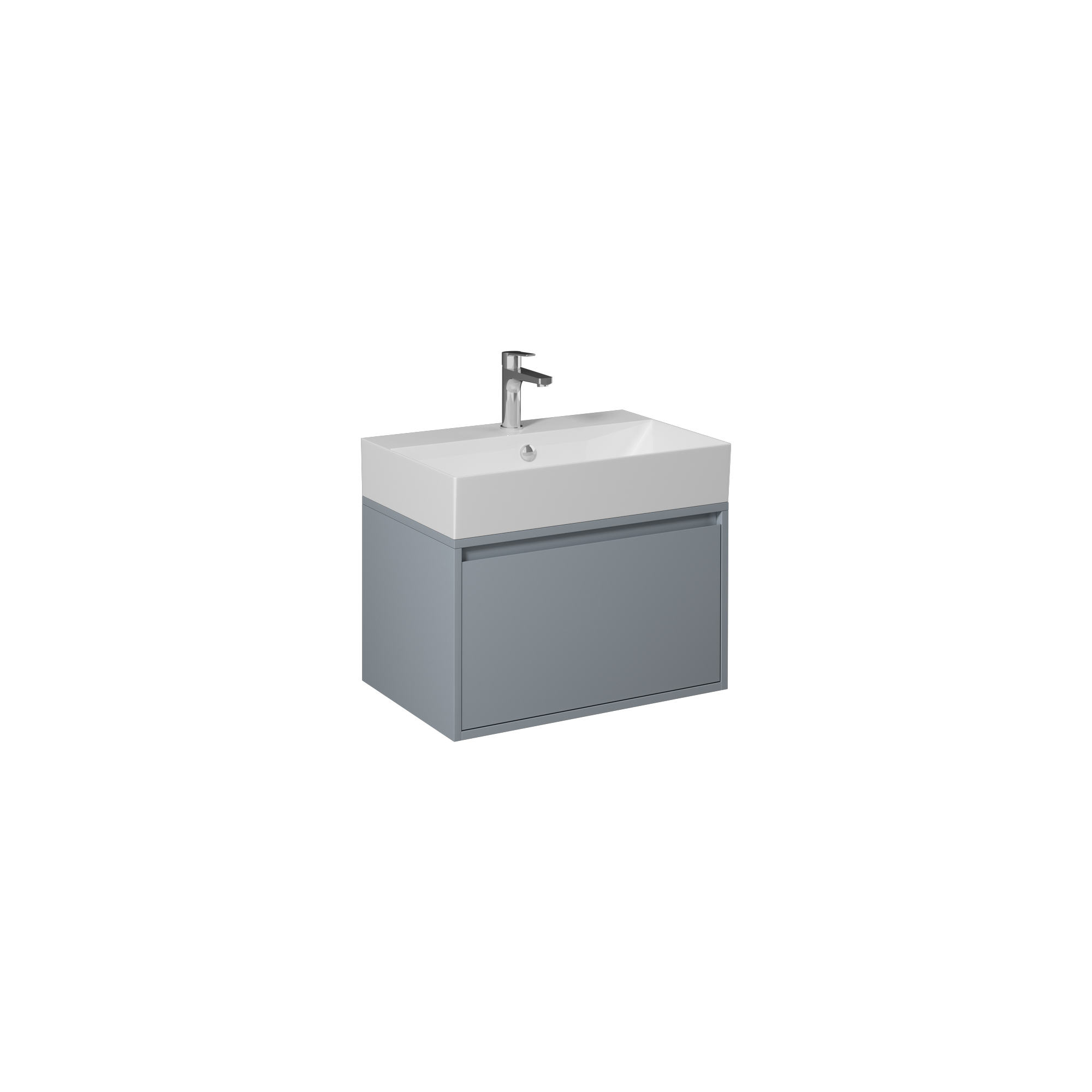 Pro Washbasin Cabinet, Light Grey 28"