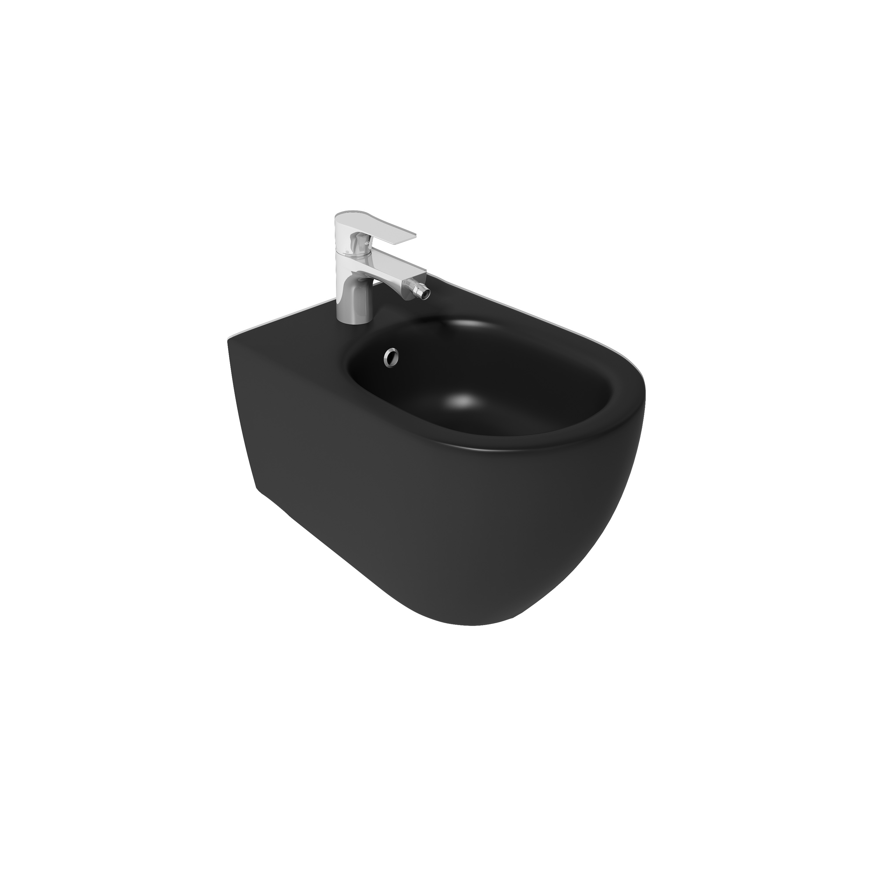 Infinity Wall Hung Bidet, Matte White