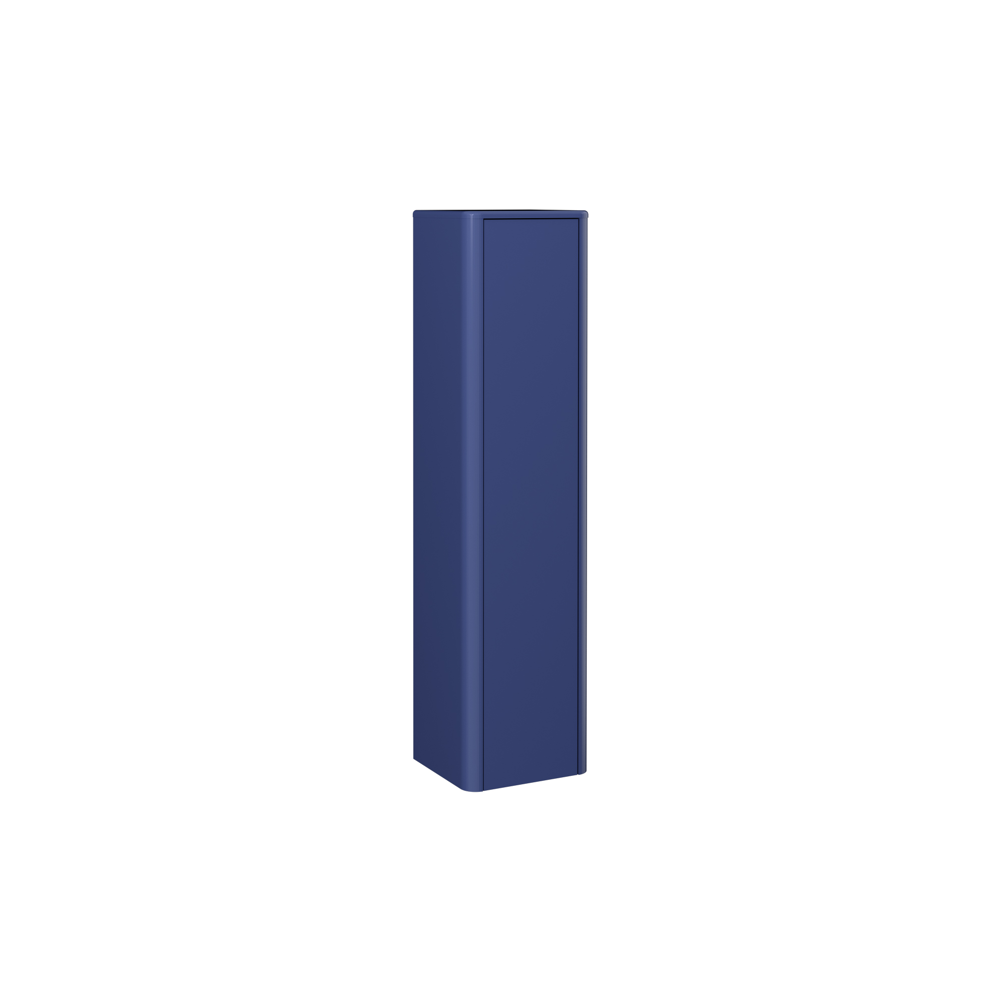 Sogno 16" Tall Cabinet, Night Blue Left 