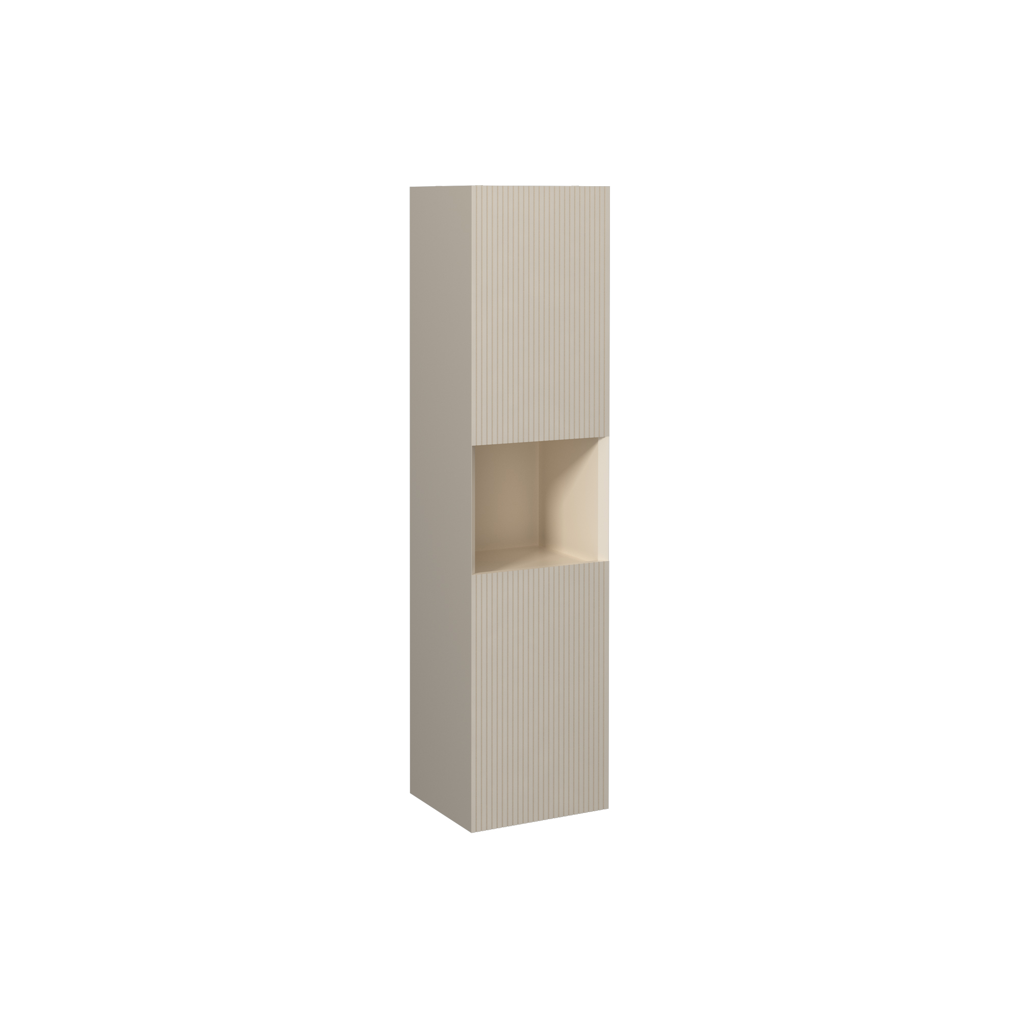 Infinity Washbasin Cabinet Dark Salmon, with Salmon Washbasin 51"