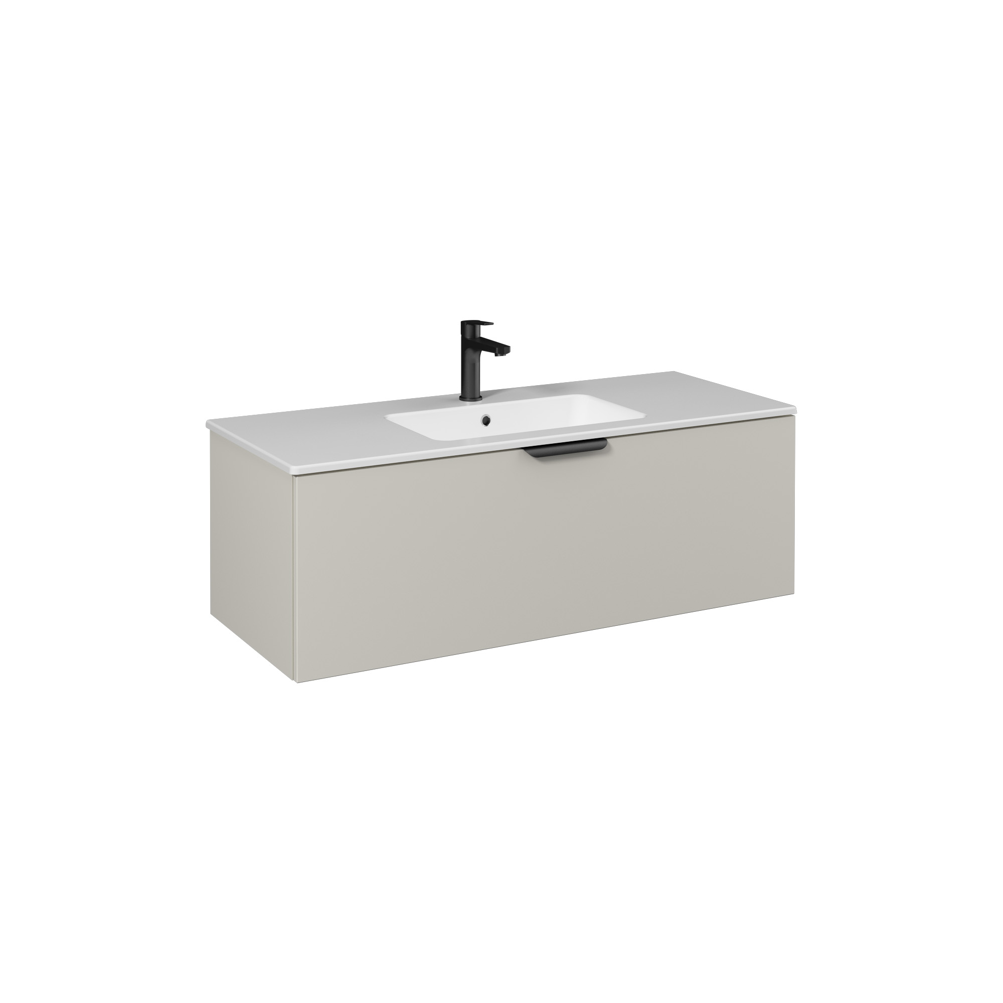 Liv Washbasin Cabinet, Light Beige 47"