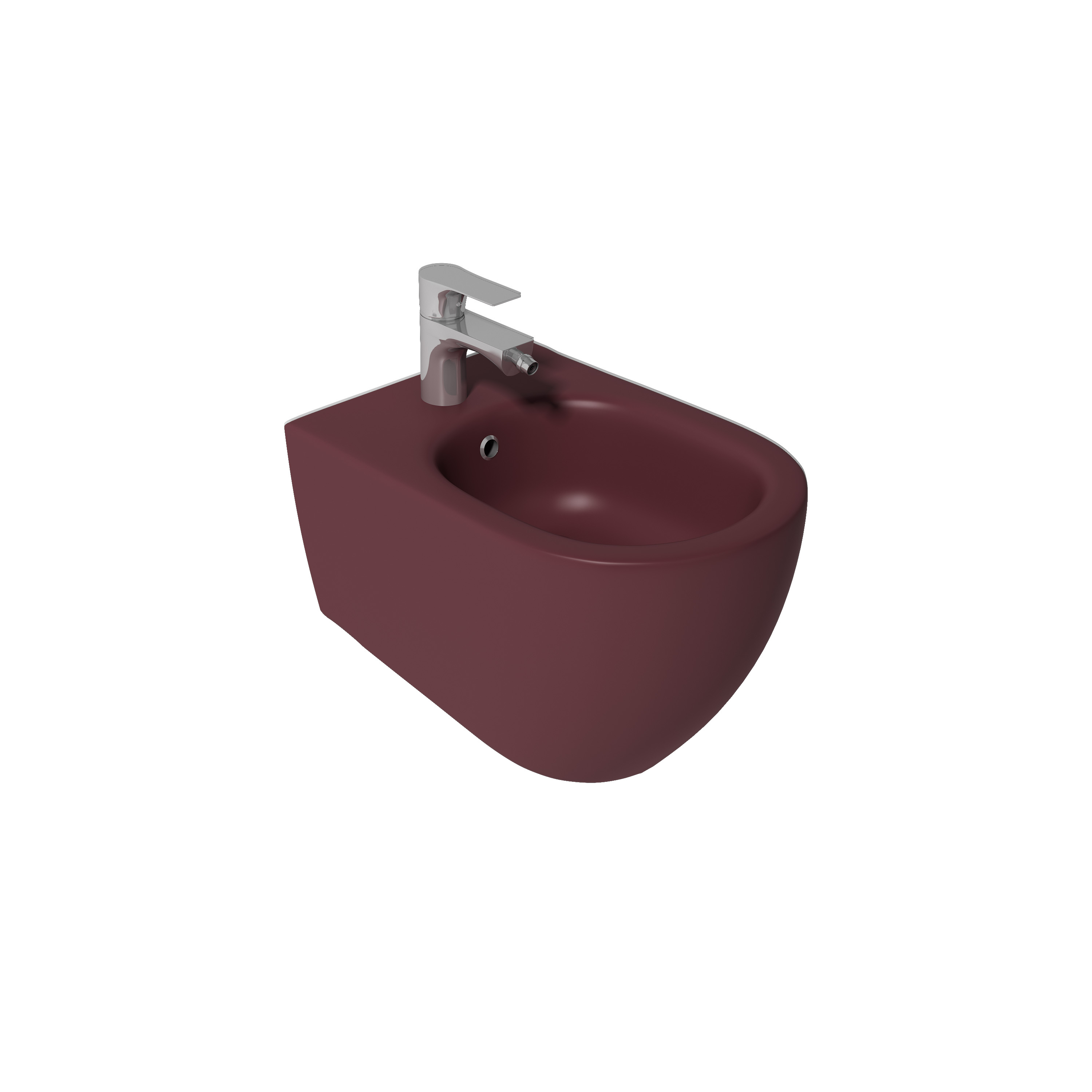 Infinity Wall Hung Bidet, Matte White