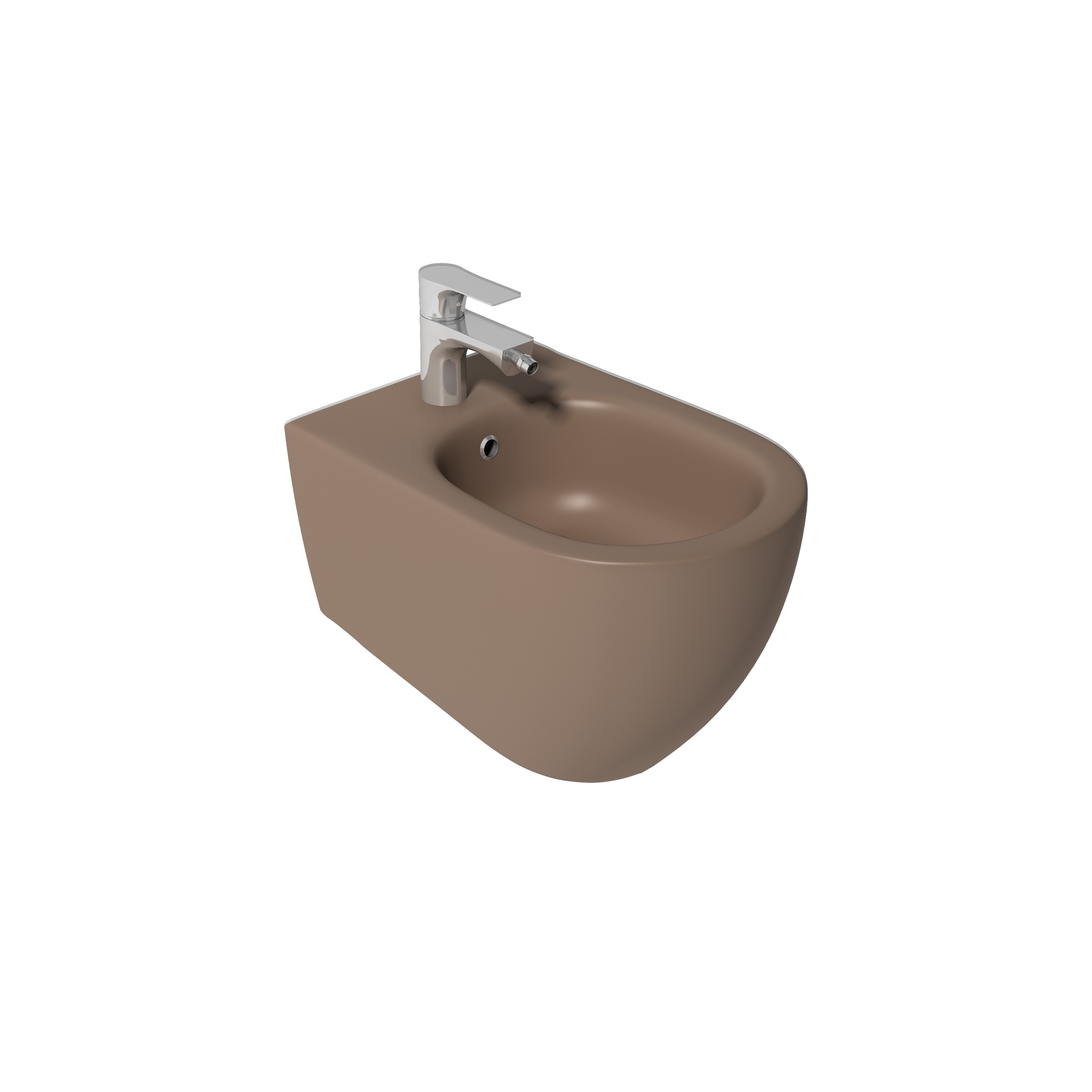 Infinity Wall Hung Bidet, Taupe
