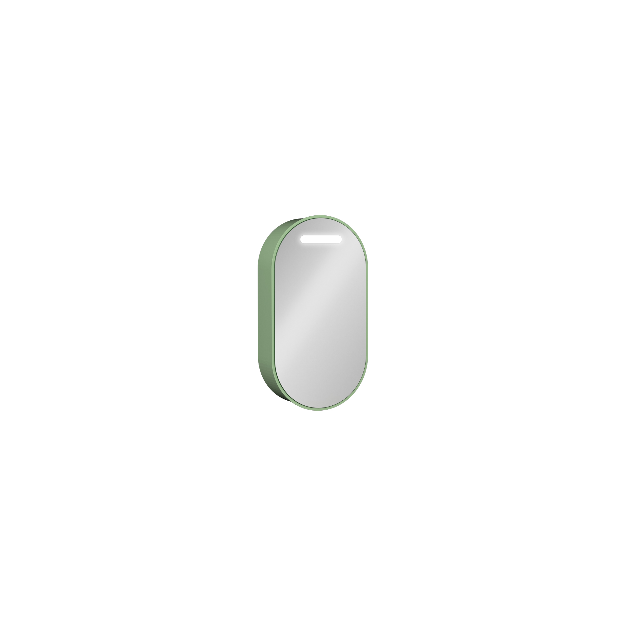 Puno Mirror Cabinet, Pastel Green Left 42 cm