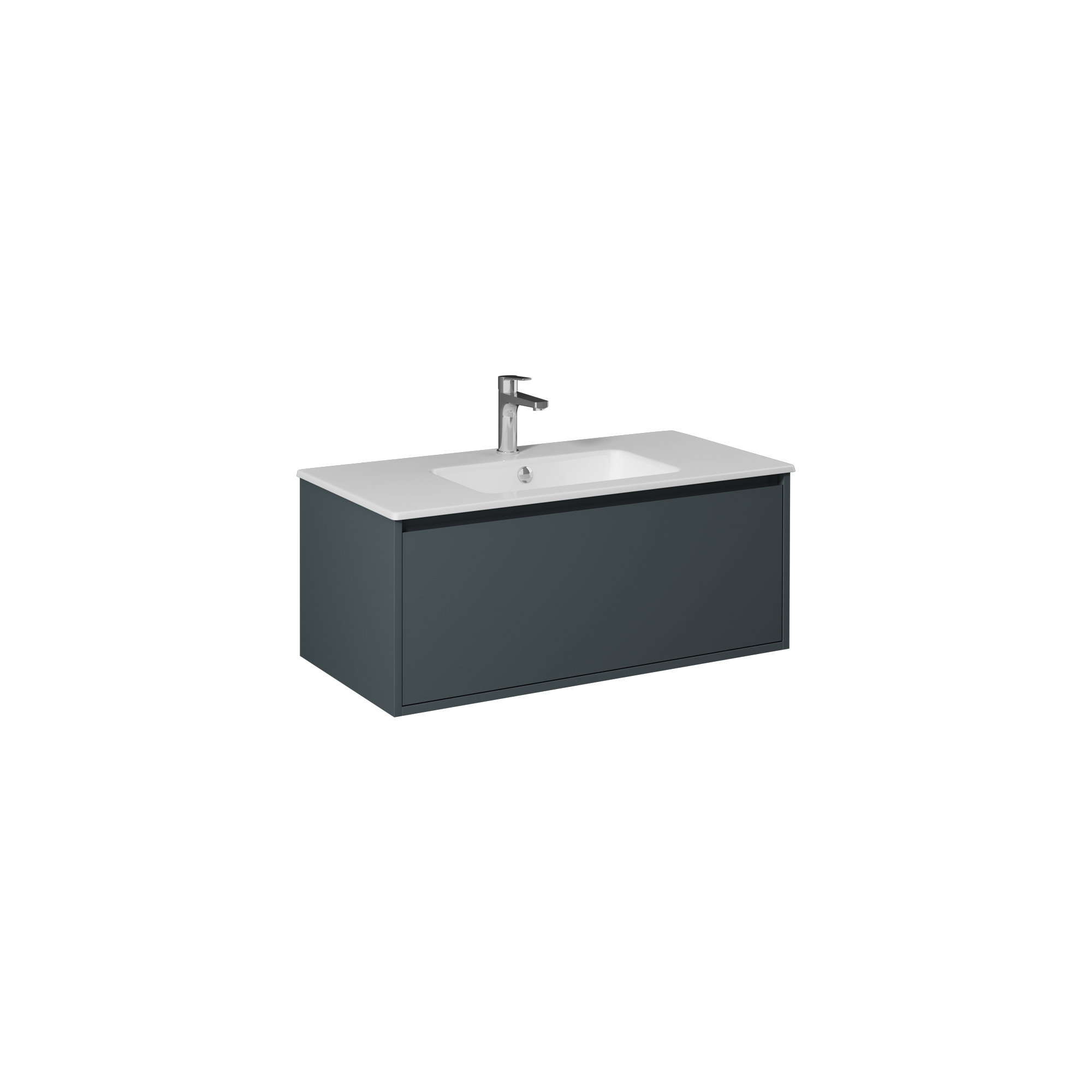 Pro Washbasin Cabinet, Anthracite 39"