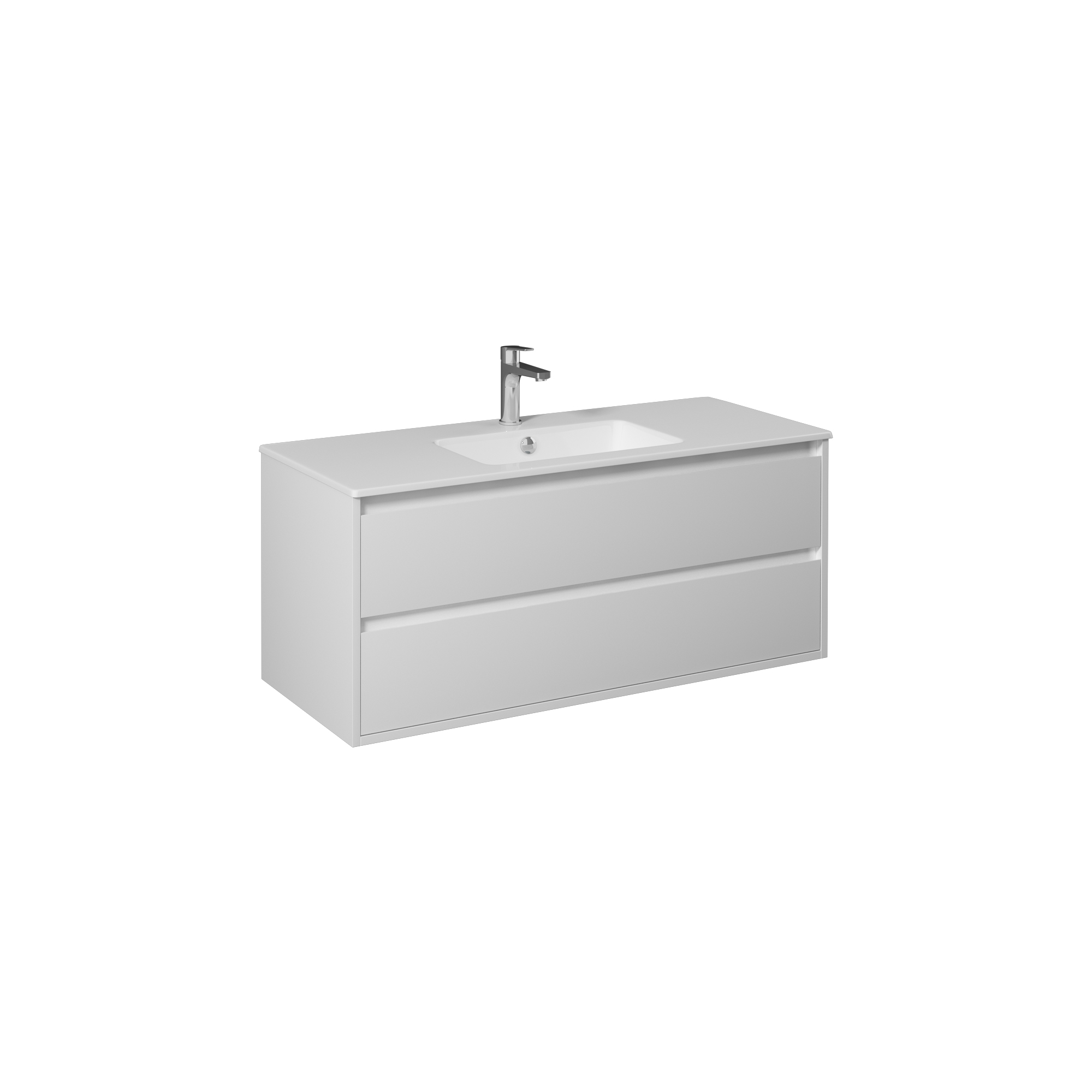 Pro Washbasin Cabinet, White 47"