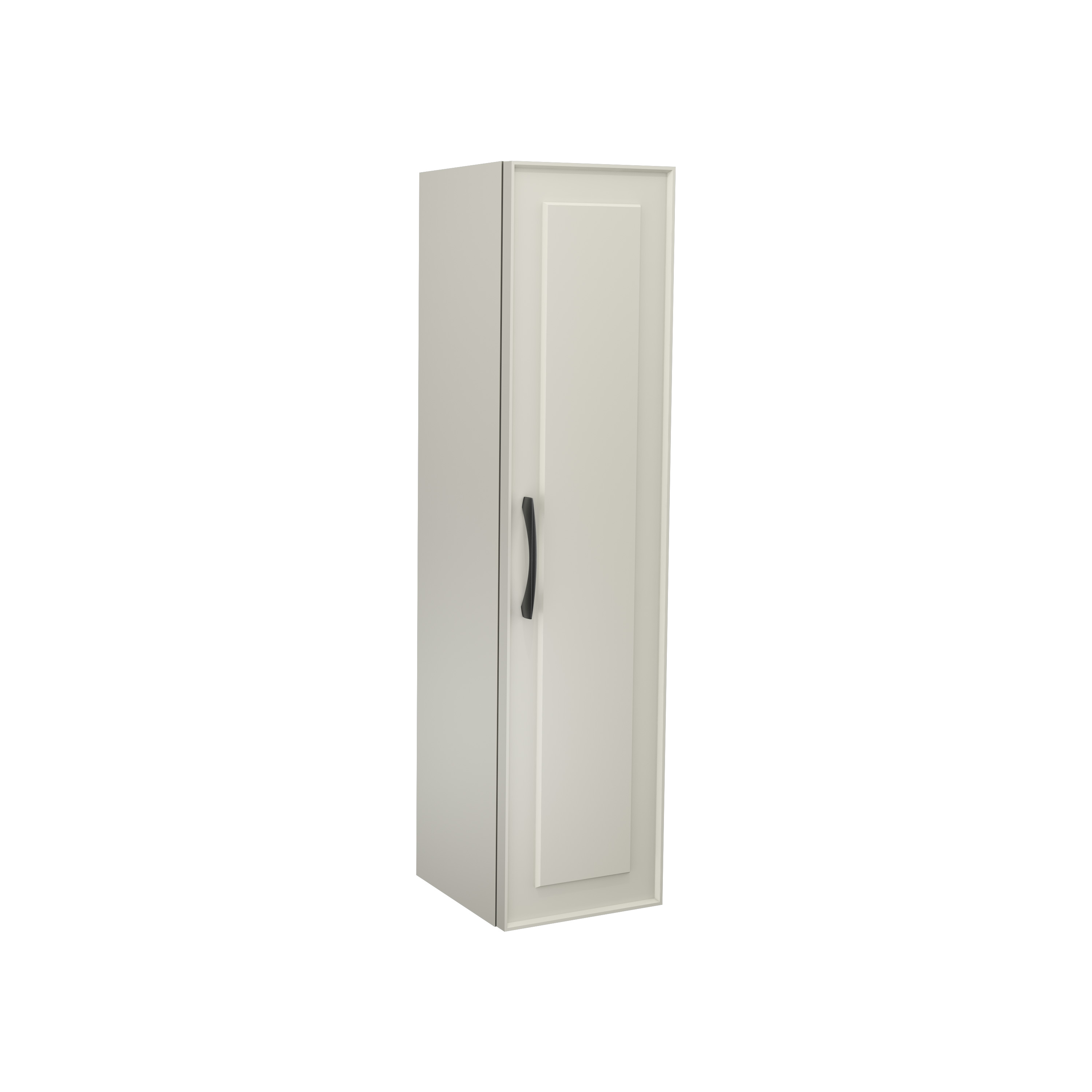 Modesto Washbasin Cabinet Right, Stone Grey, 12"