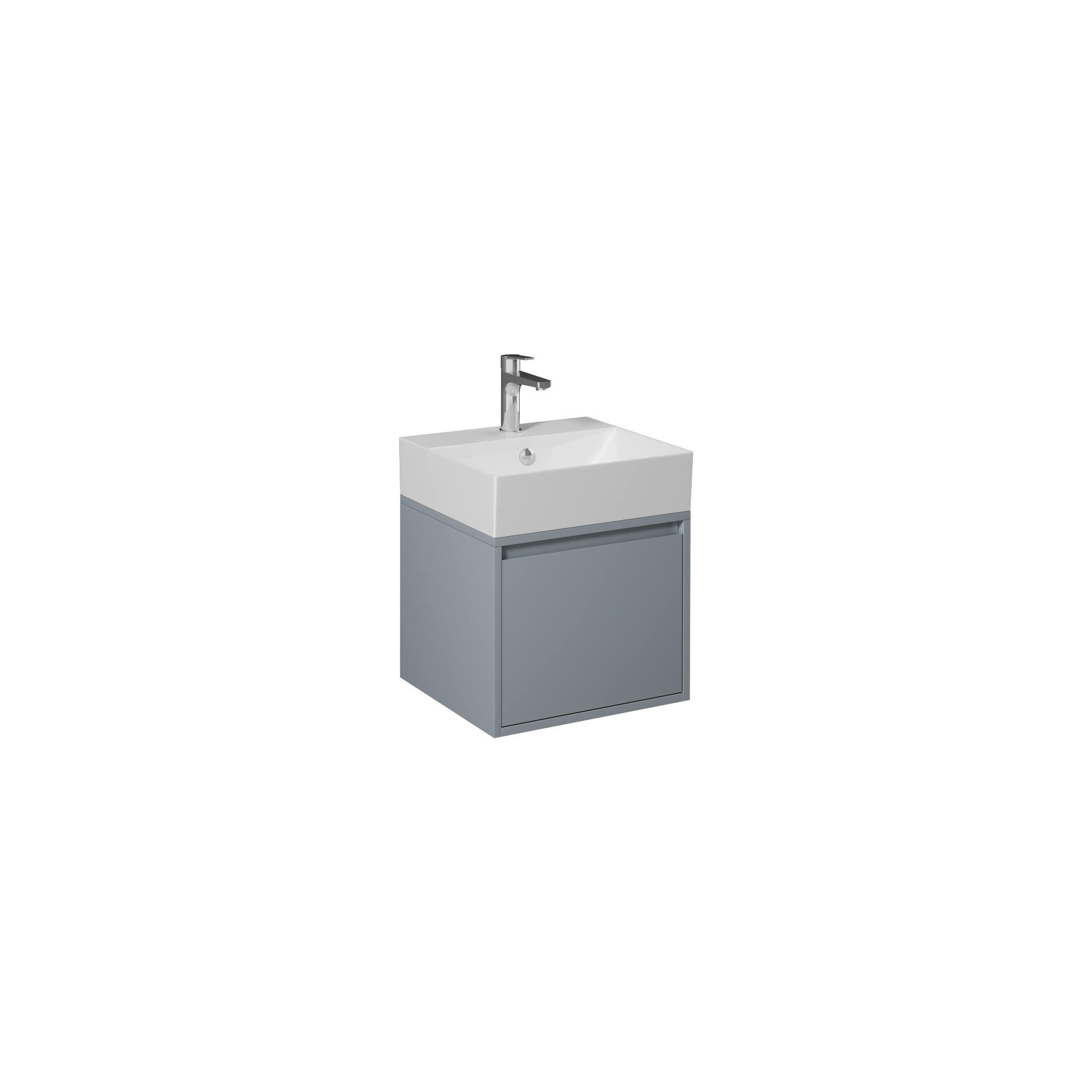 Pro Washbasin Cabinet, Light Grey 20"