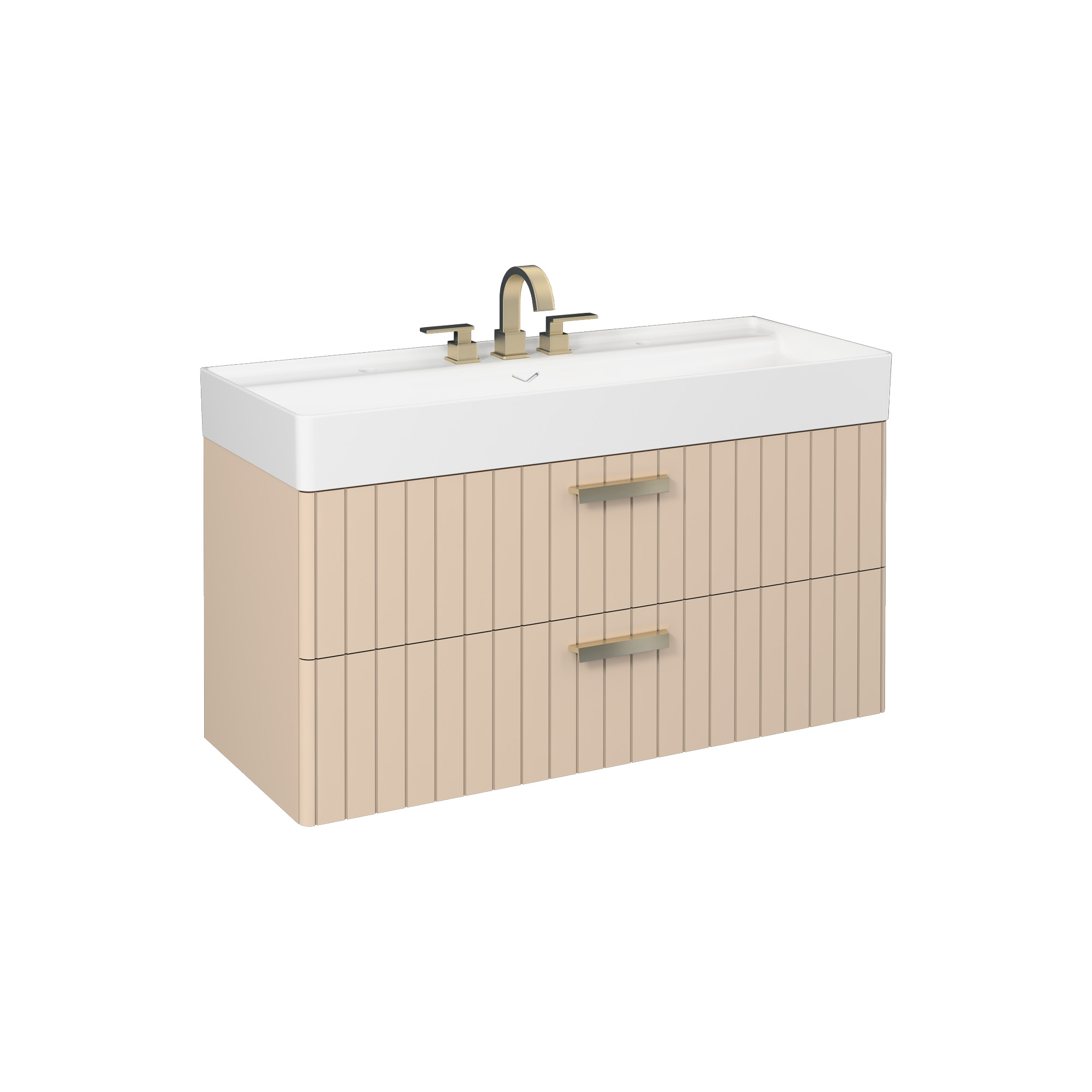 Vea Cabinet 47" Dark Beige