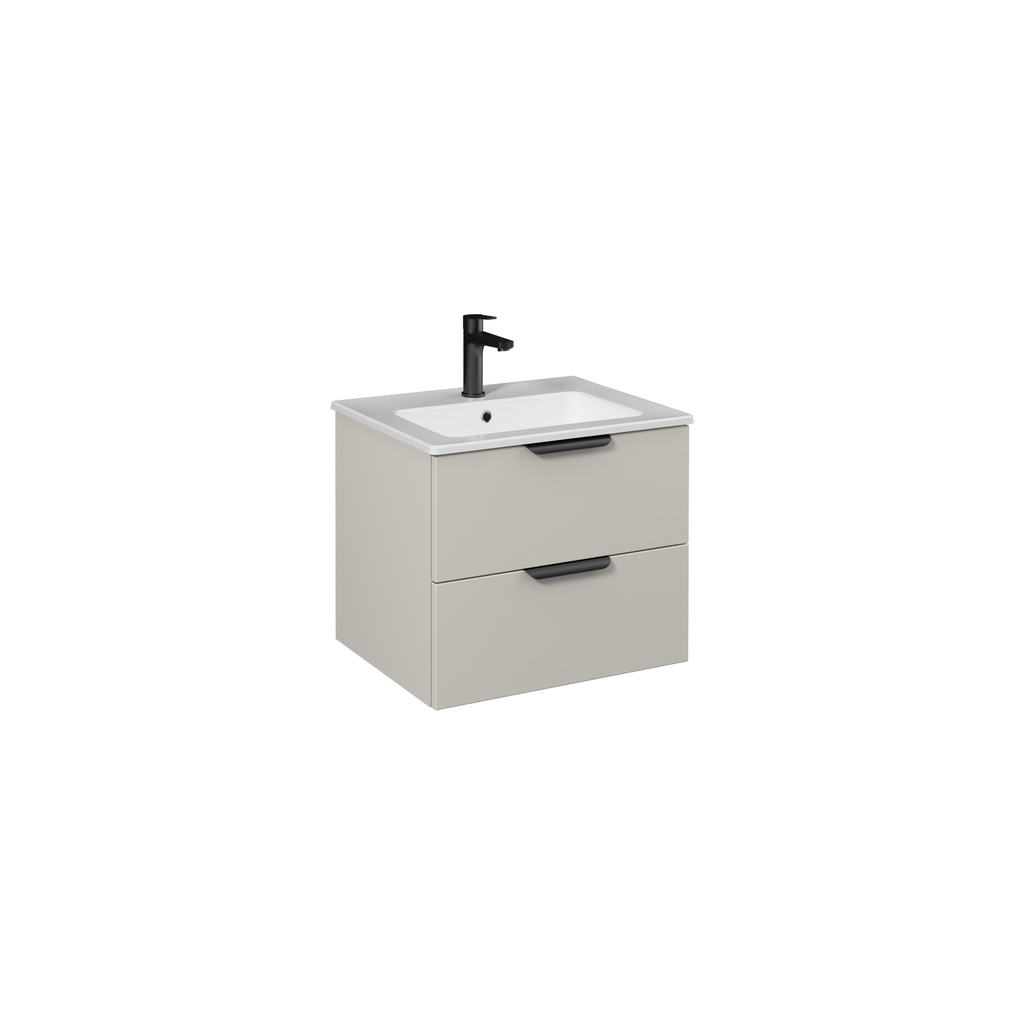 Liv Washbasin Cabinet, Light Beige 24"