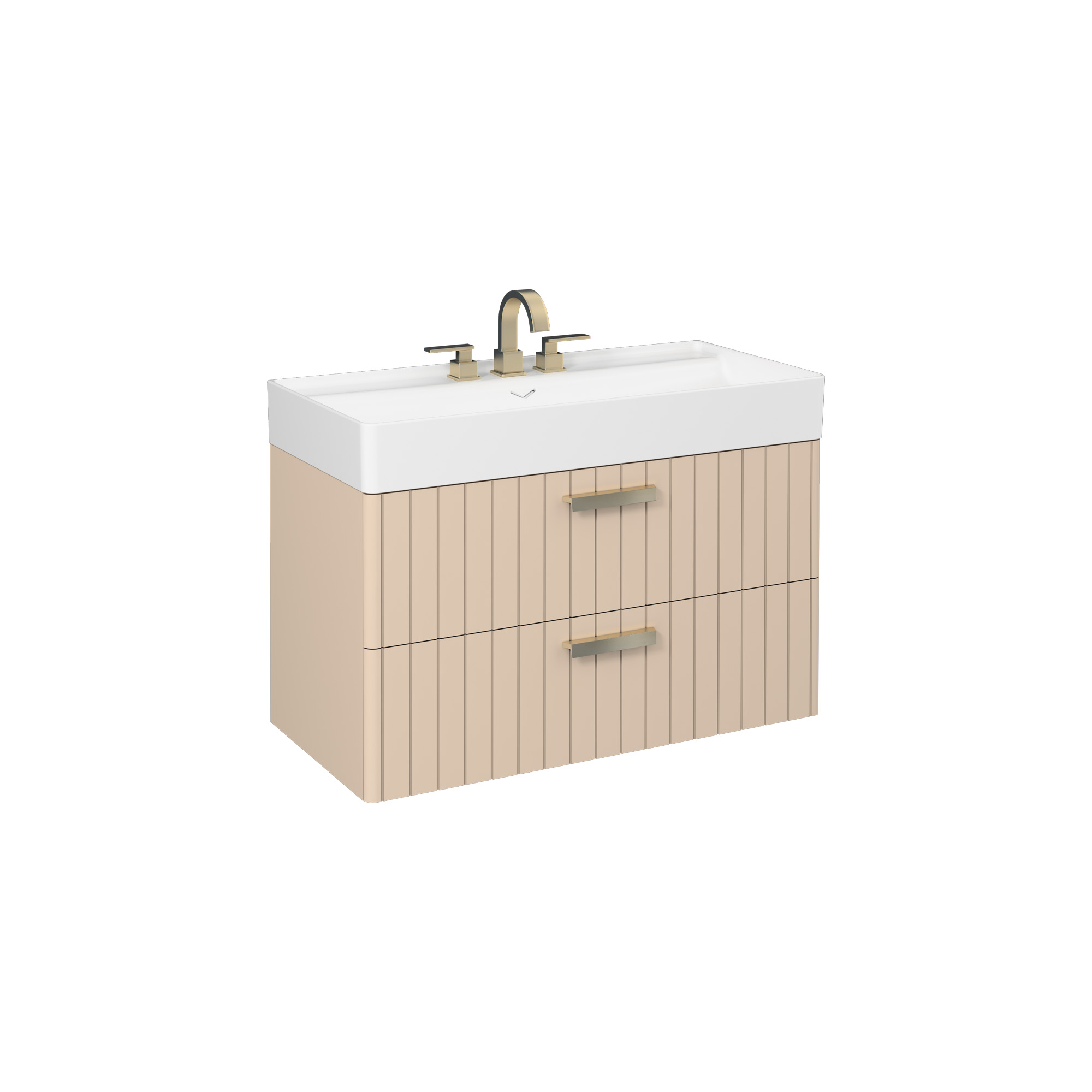 Vea Cabinet, Dark Beige 39"
