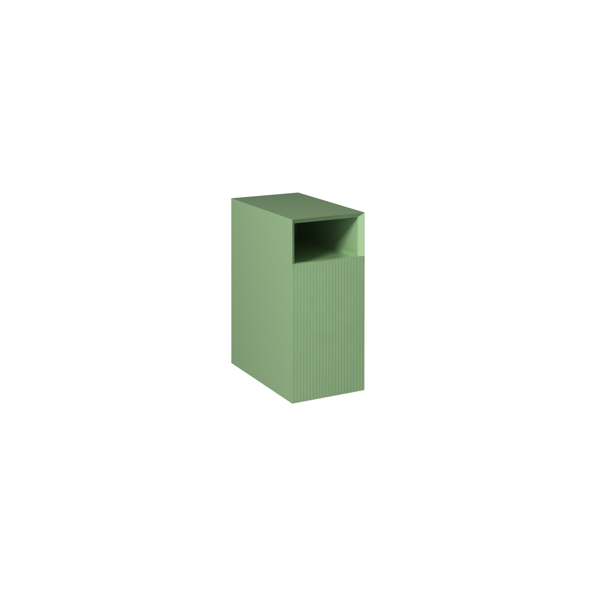 Infinity Washbasin Cabinet Dark Salmon, with Salmon Washbasin 51"