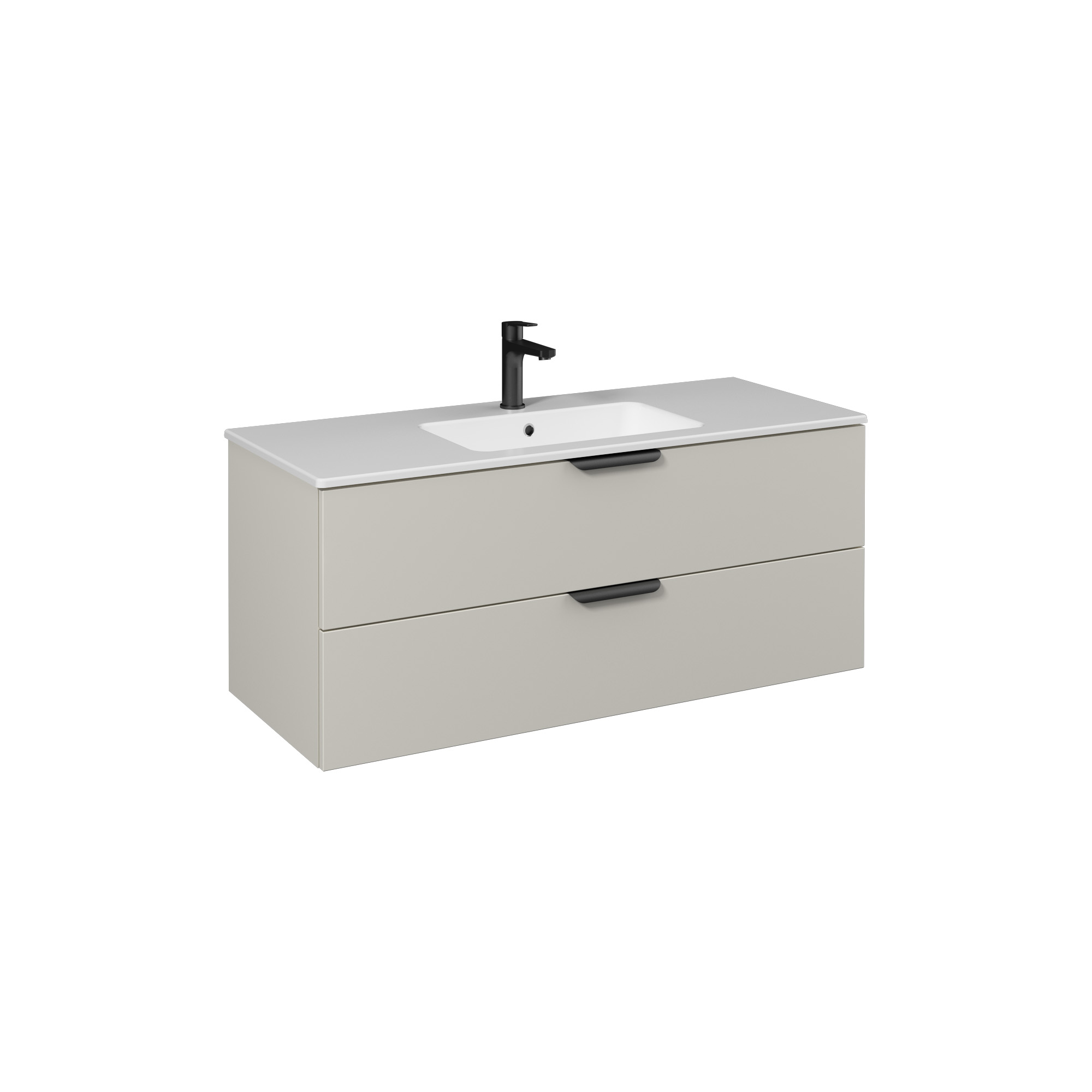 Liv Washbasin Cabinet, Light Beige 47"