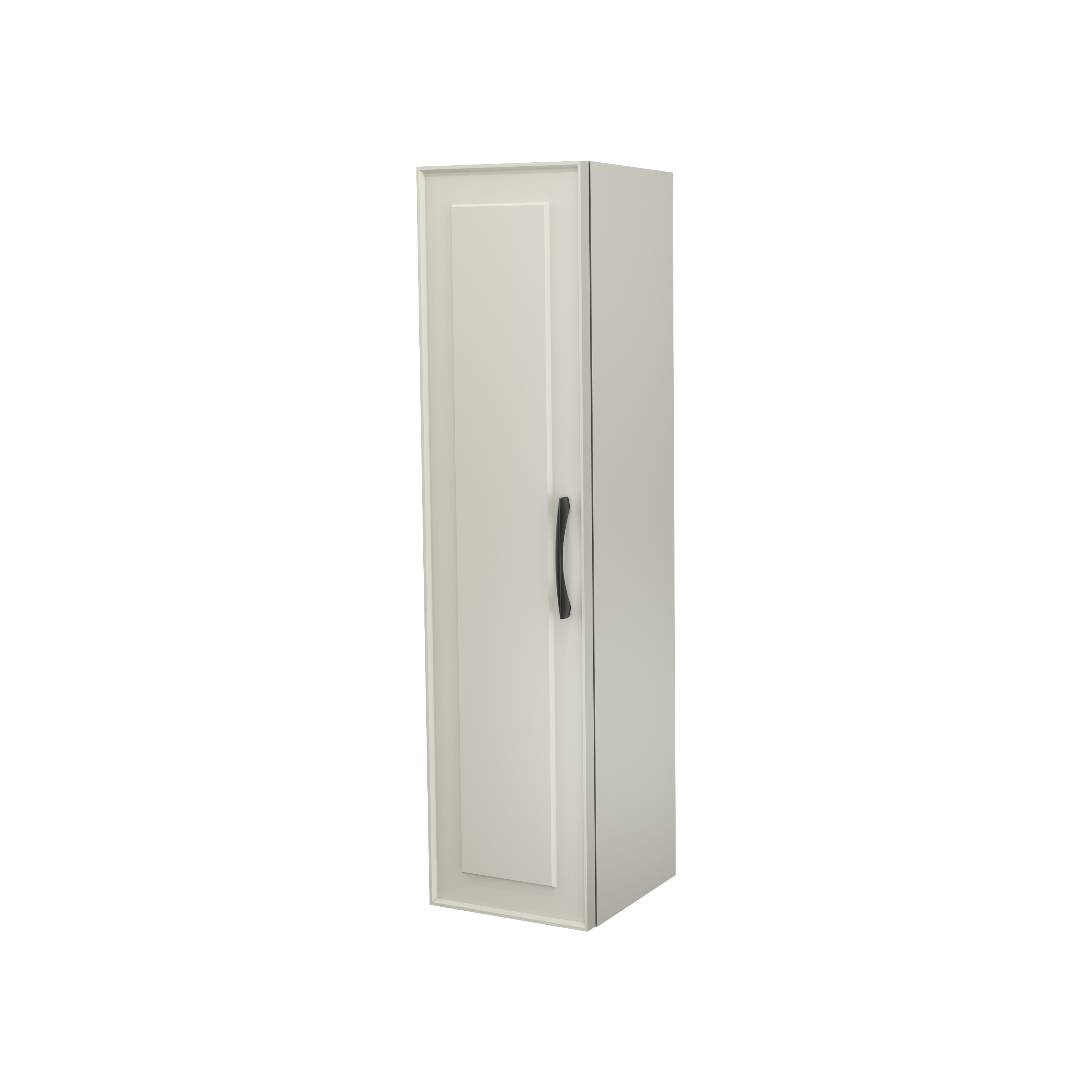 Modesto Washbasin Cabinet Left, Stone Grey 12"