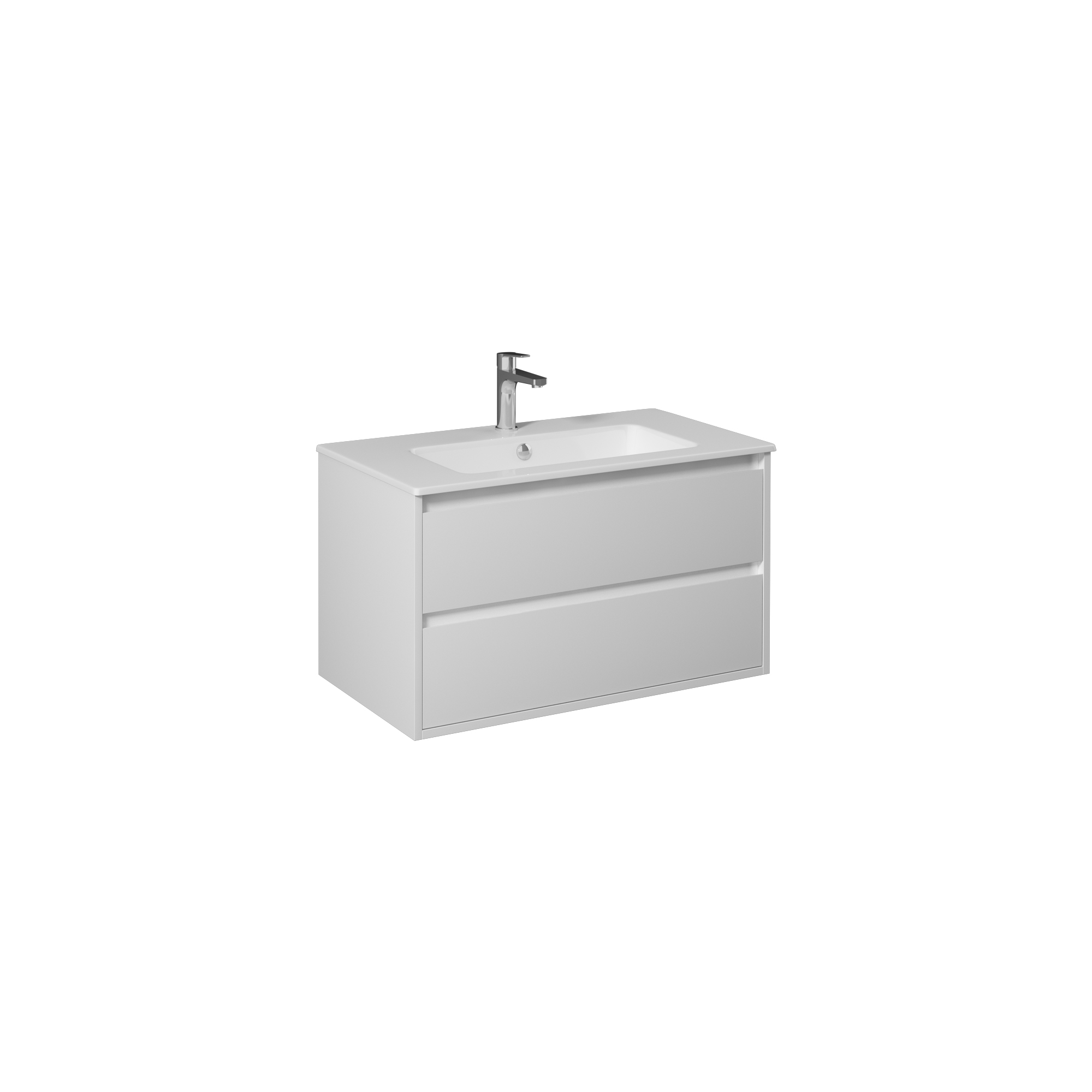Pro Washbasin Cabinet, White 35"