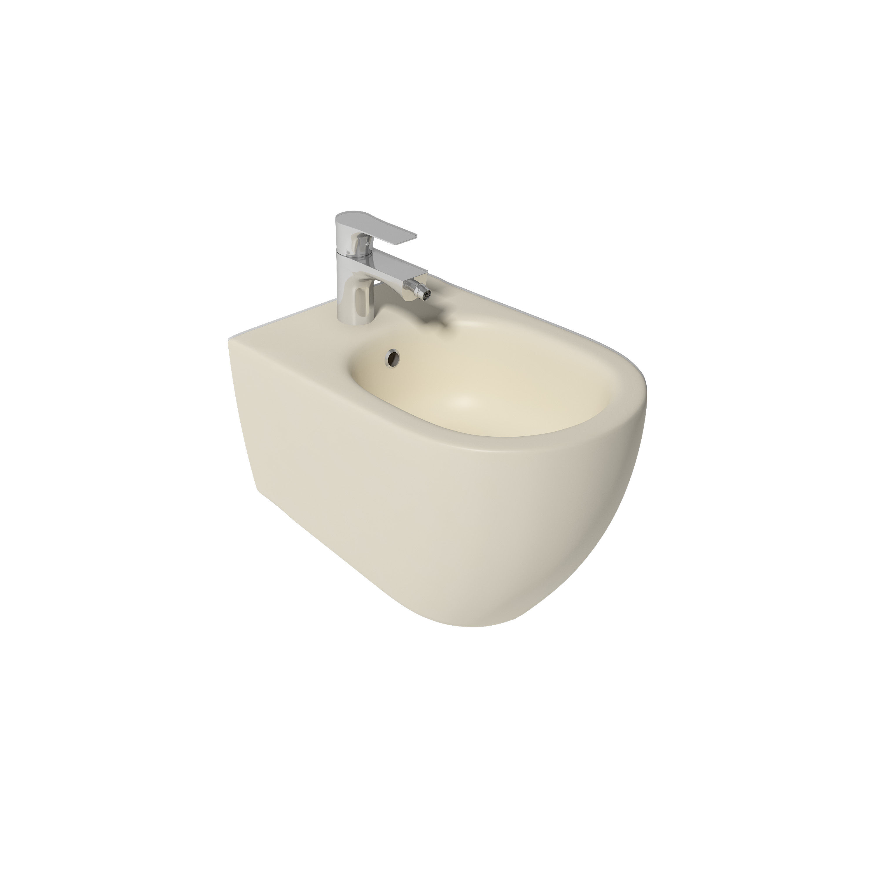 Infinity Wall Hung Bidet, Ivory