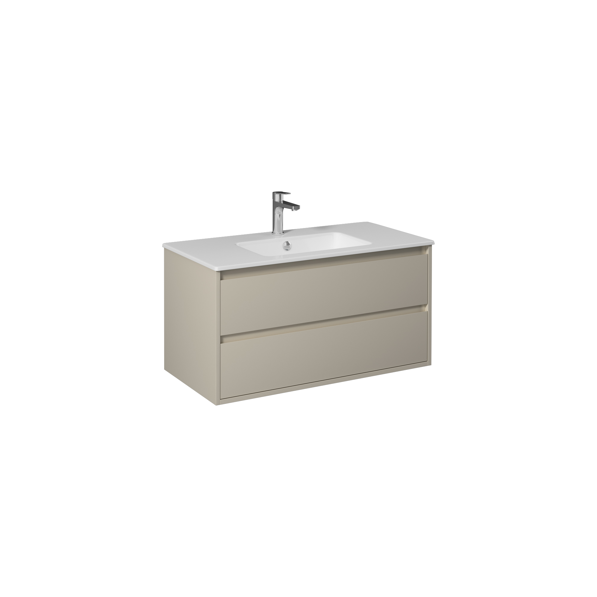 Pro Washbasin Cabinet, Sand Beige 39"