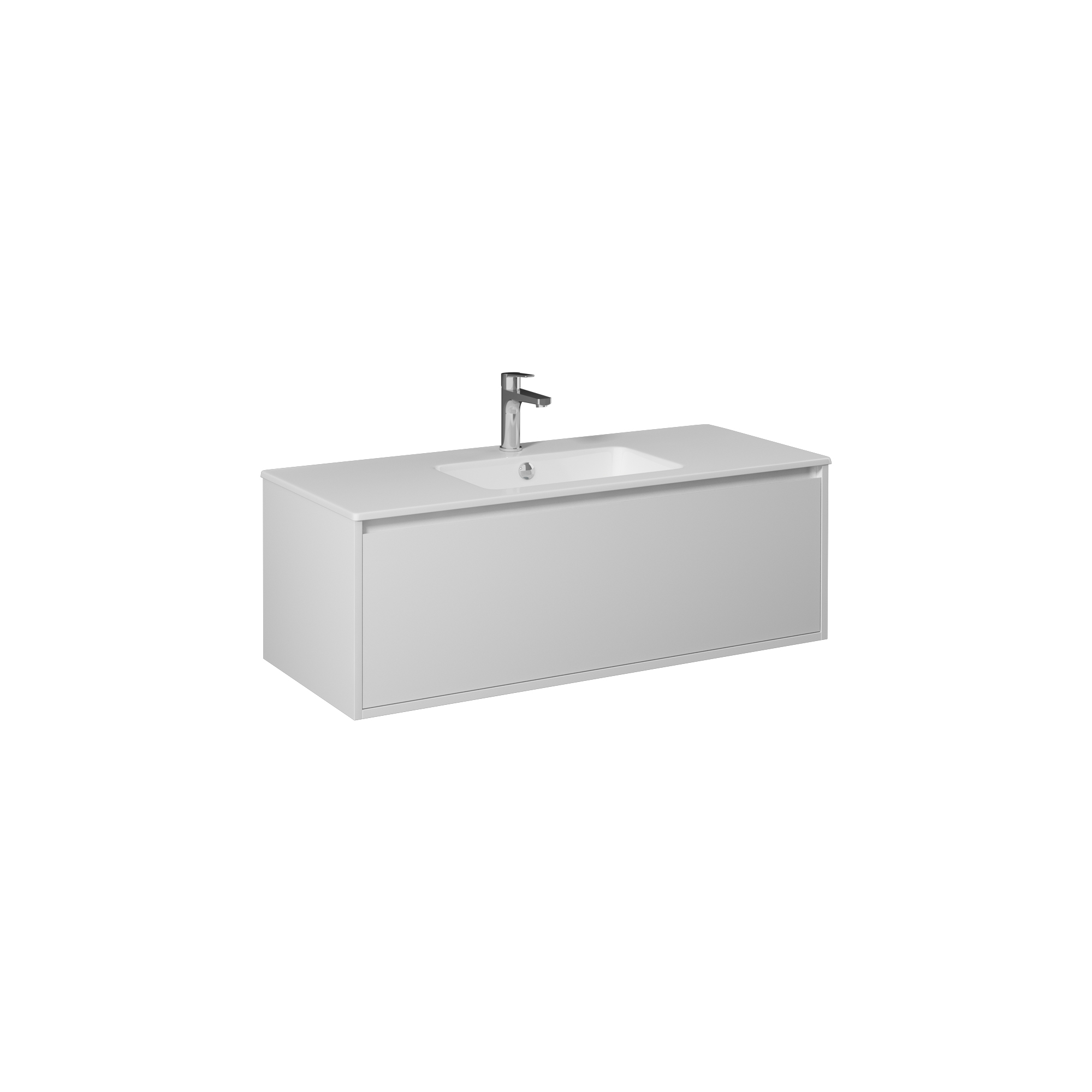 Pro Washbasin Cabinet, White 47"