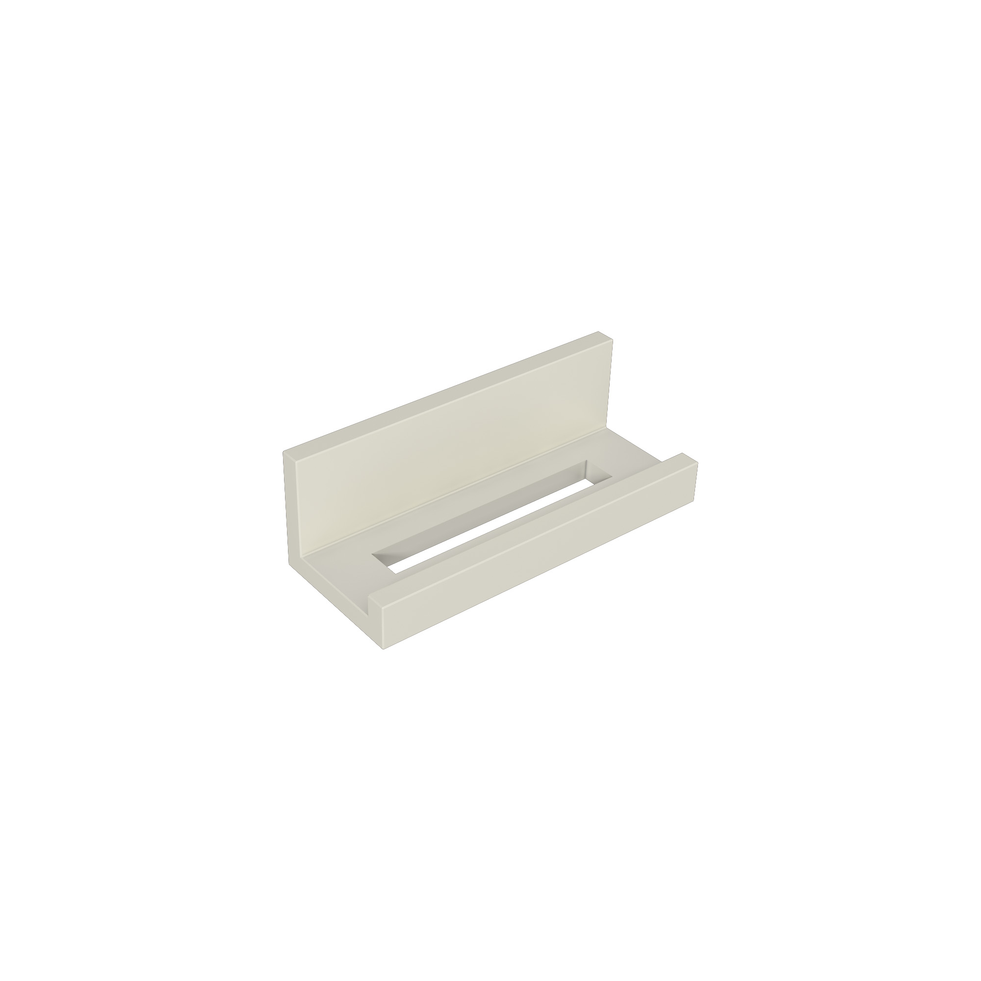 Vea 12" Wall Shelf, Stone Grey
