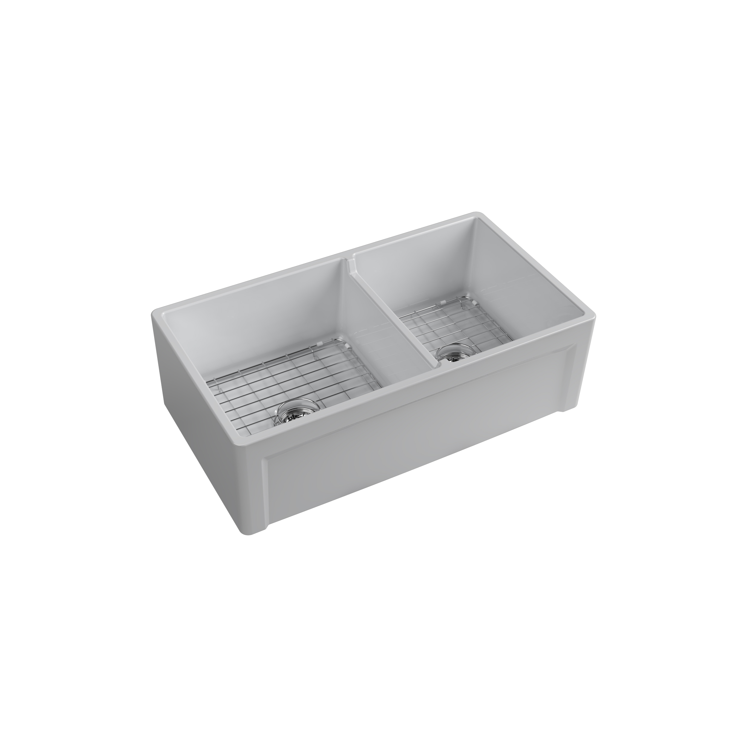 Savonna Double Bowl 33" Matte White