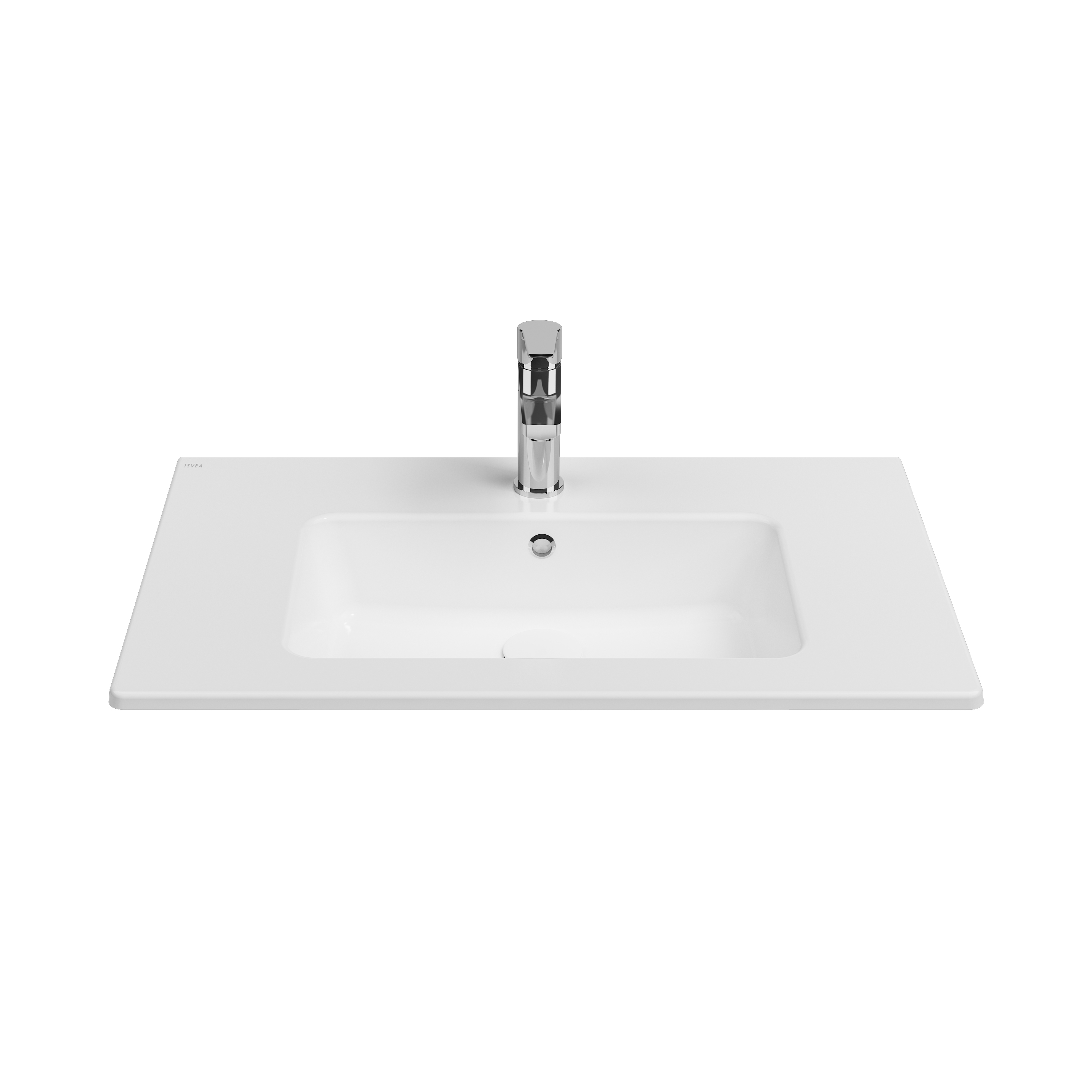 SistemaT Flat Washbasin, 76 cm