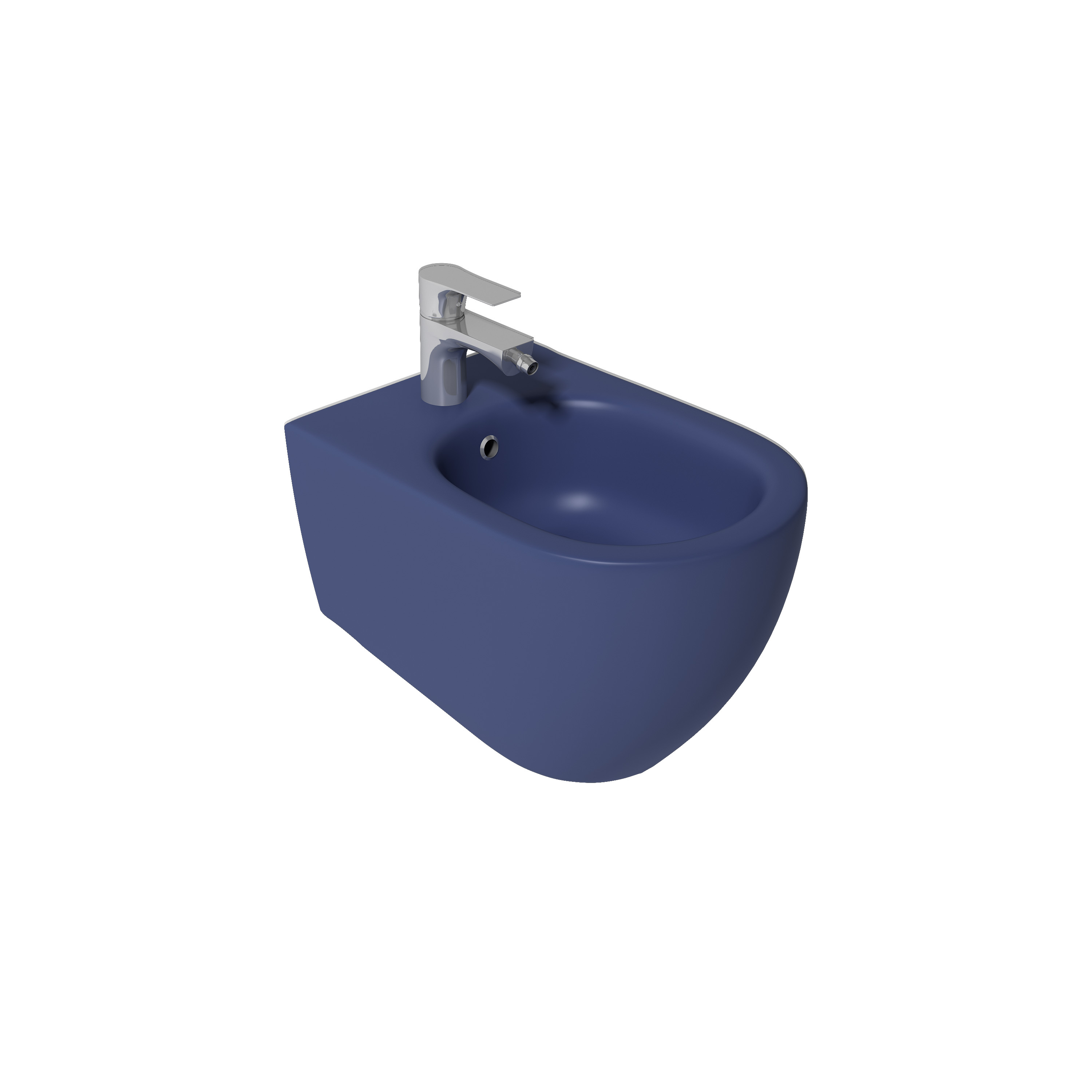 Infinity Wall Hung Bidet, Matte White