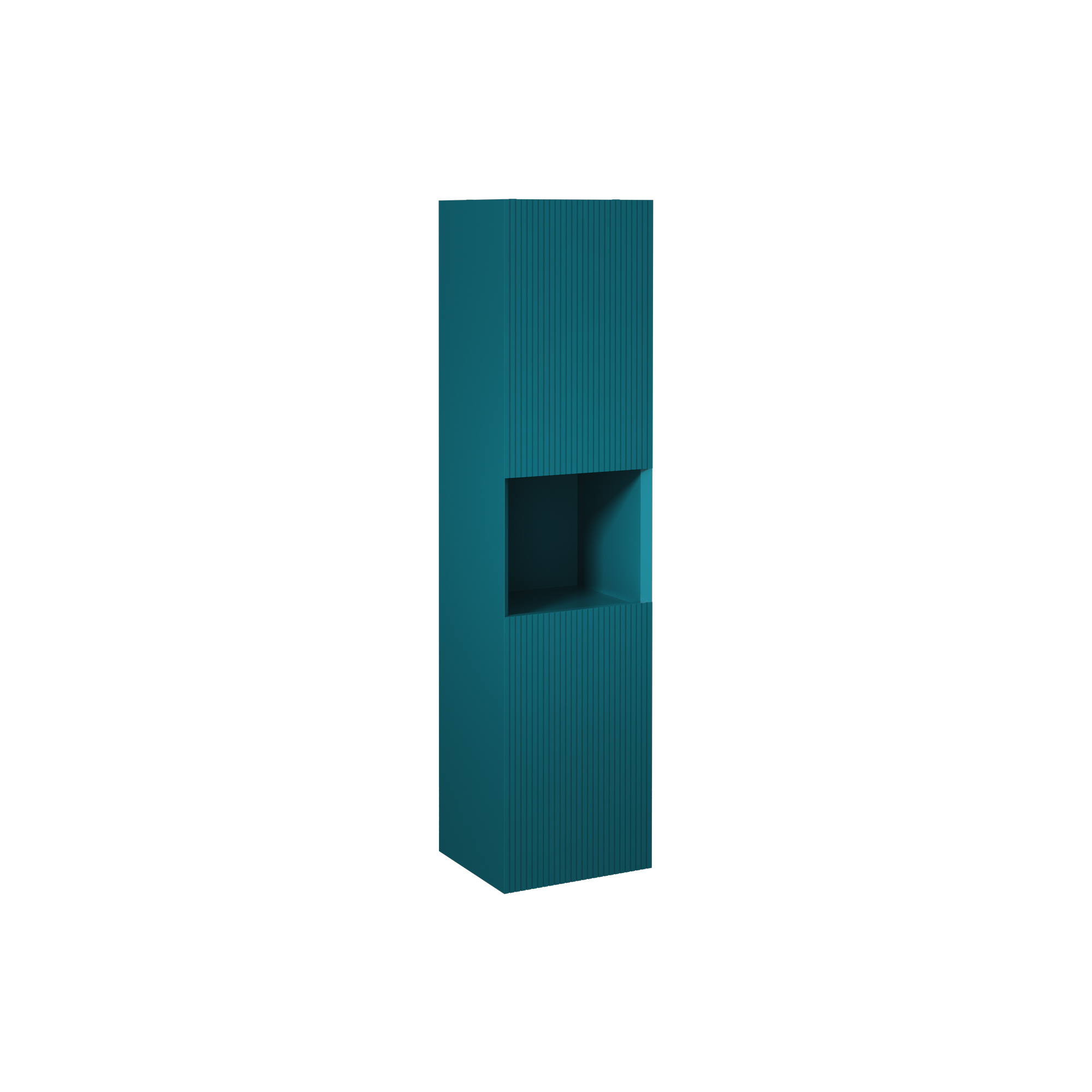 Infinity Washbasin Cabinet Dark Salmon, with Salmon Washbasin 51"