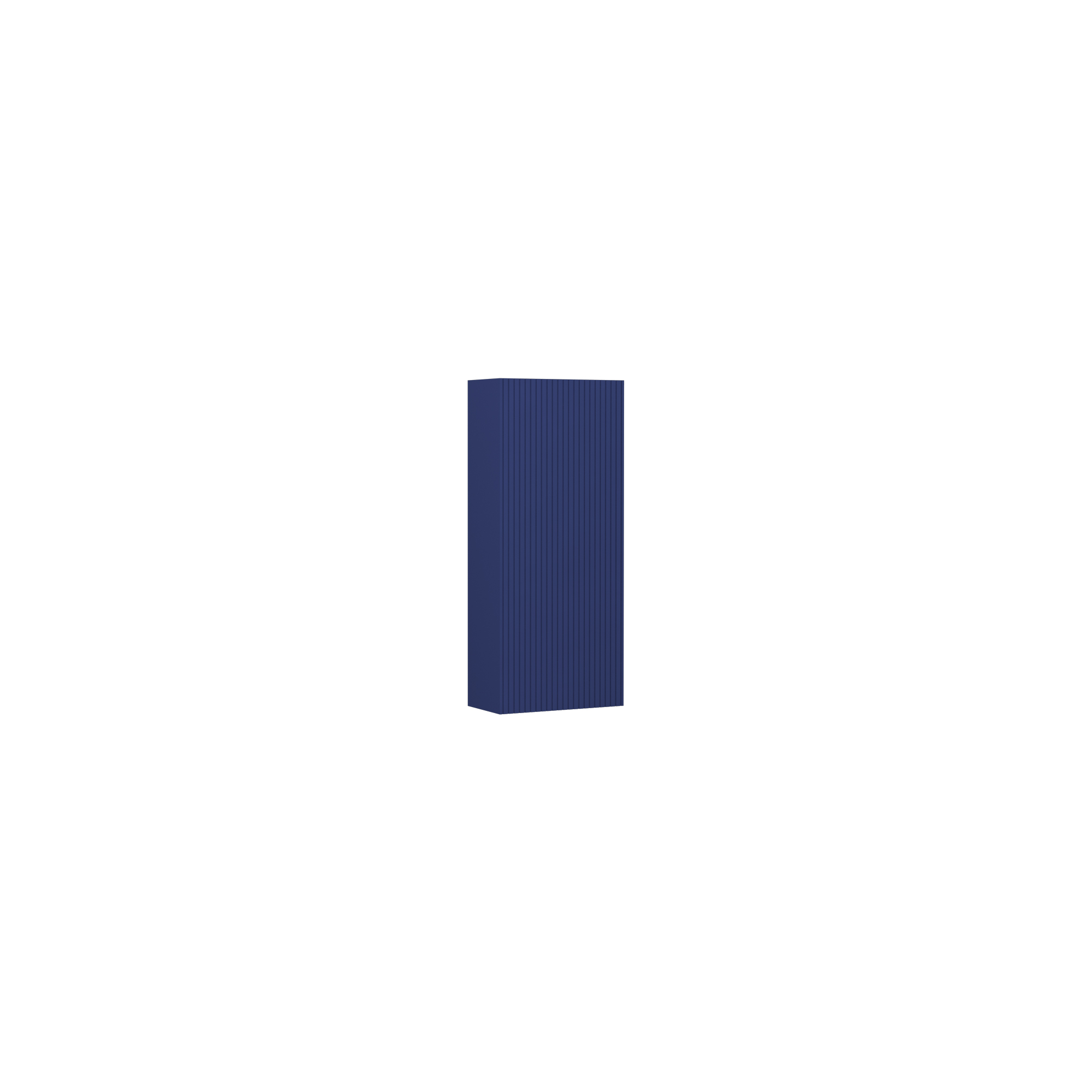 Infinity Upper Cabinet, Night Blue Rightt 12"