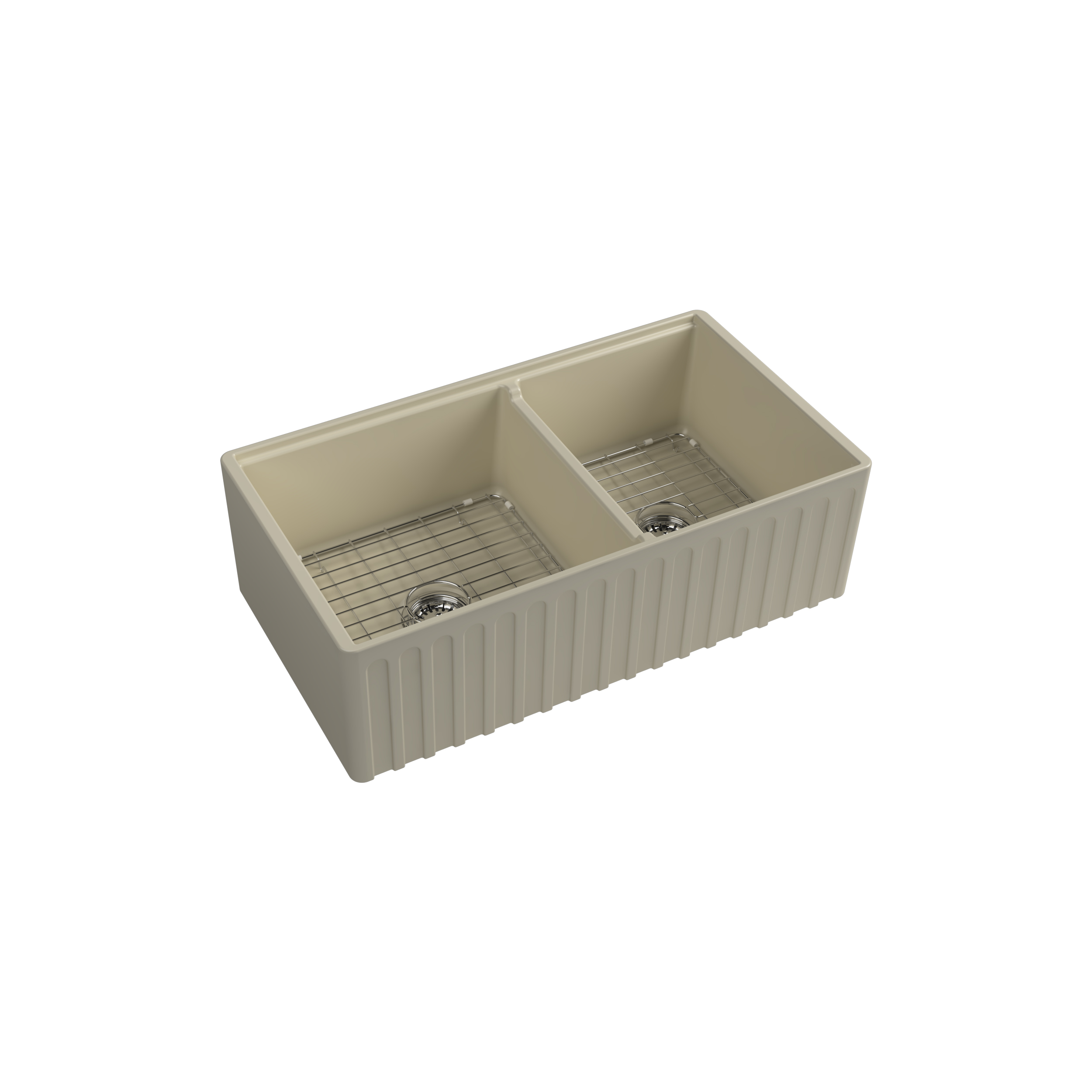 Ravenna 33"  Double Bowl Ivory