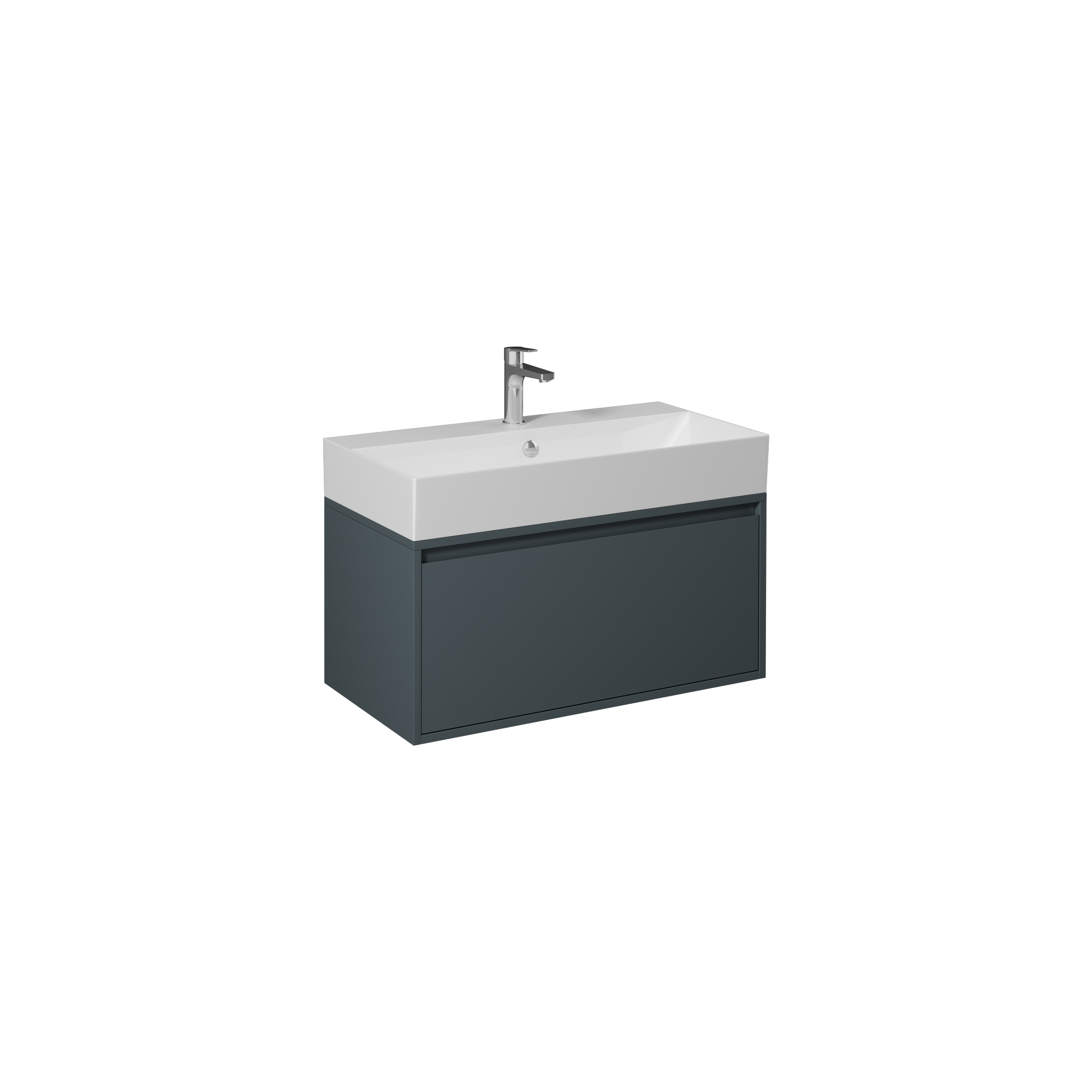 Pro Washbasin Cabinet, Anthracite  35"