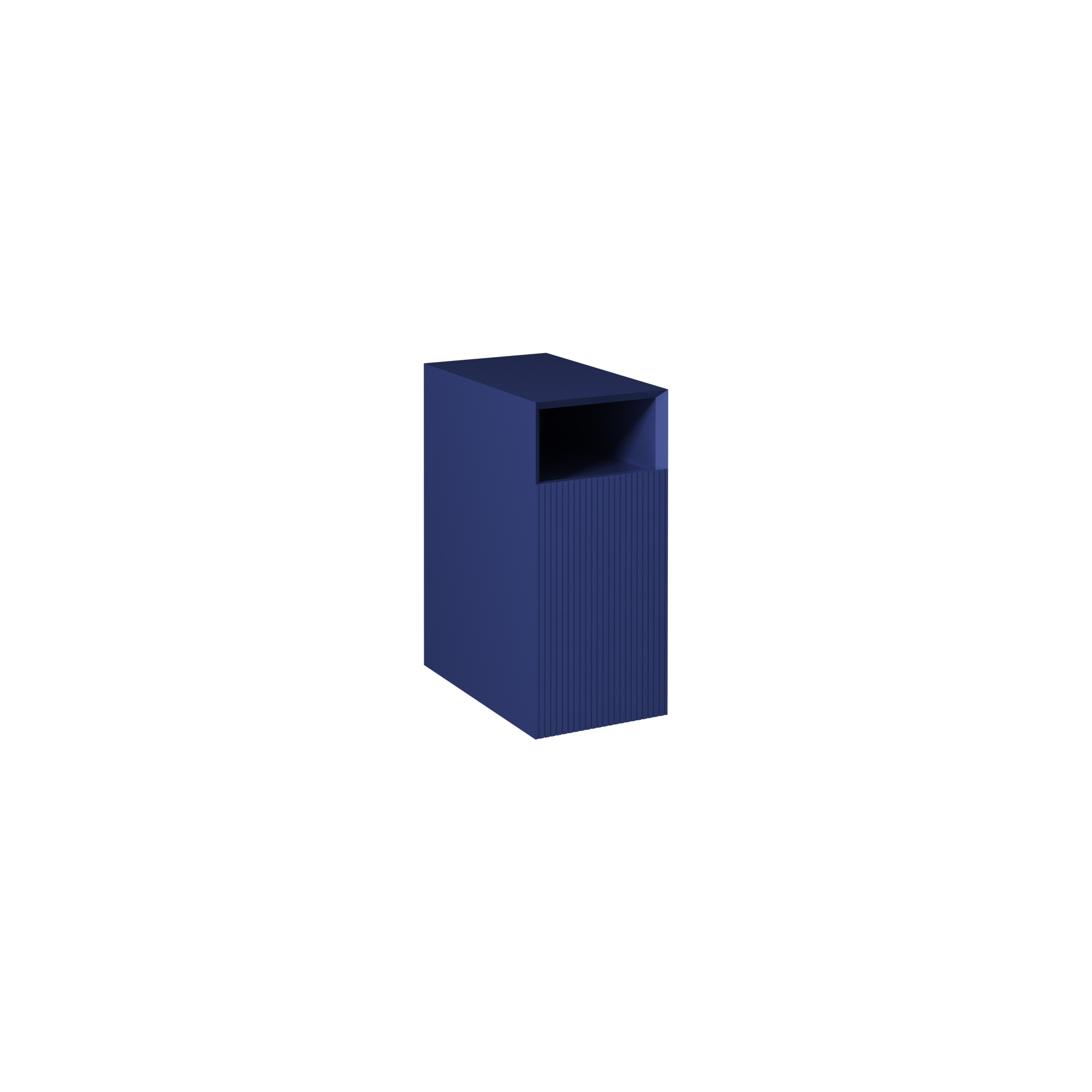 Infinity Deep Base Cabinet, Night Blue Left 12"