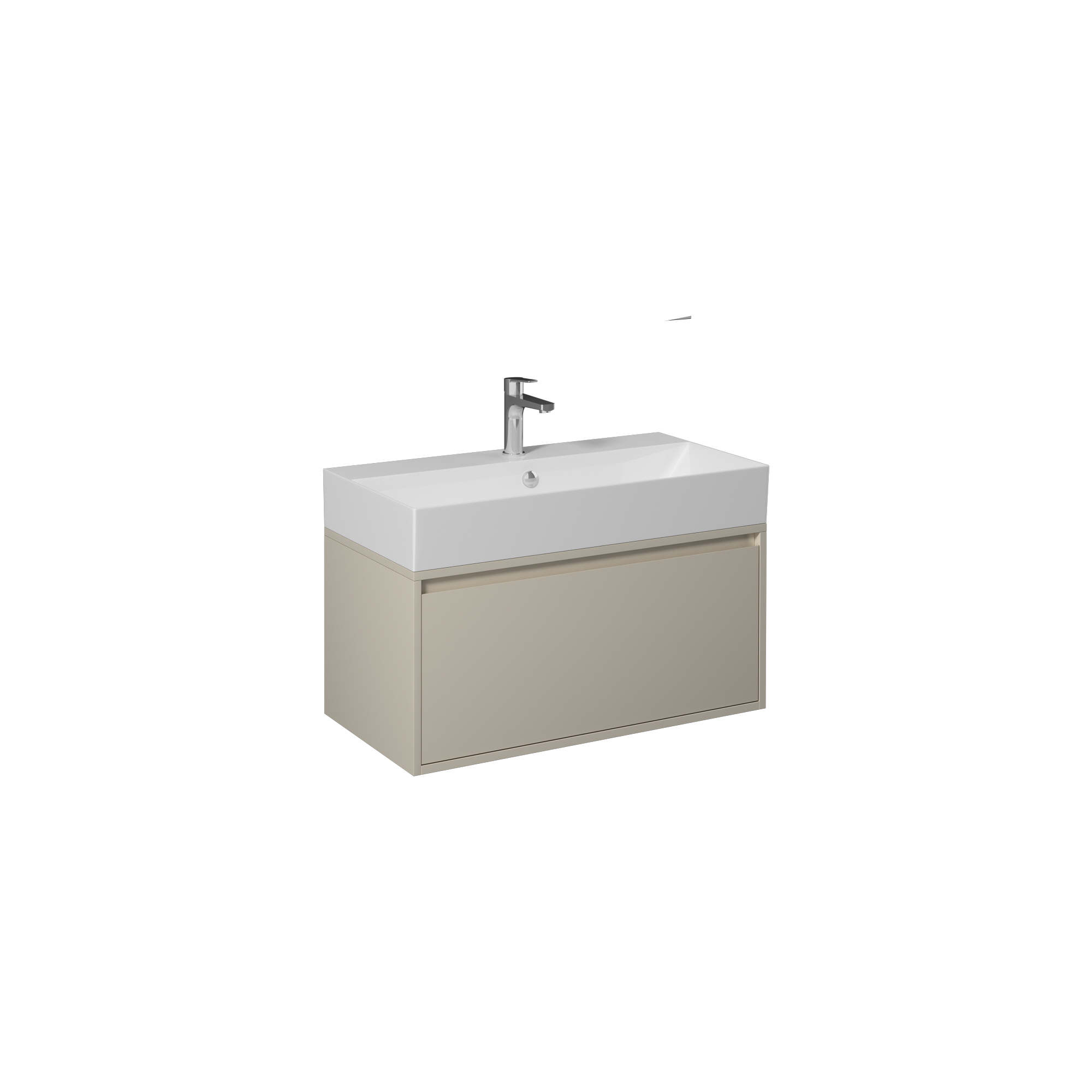Pro Washbasin Cabinet, Sand Beige 35"