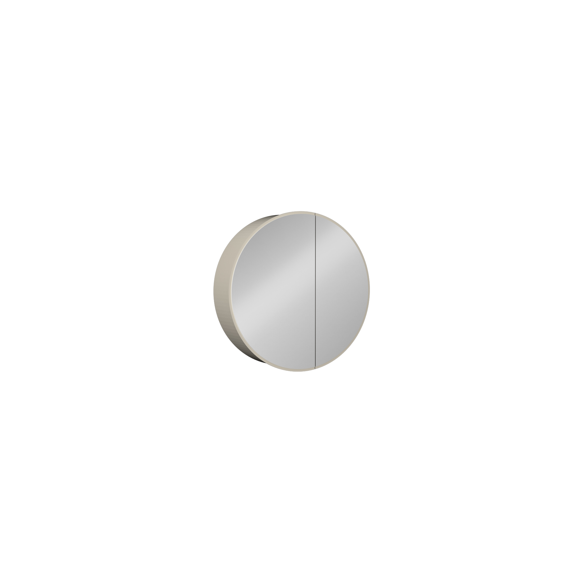 Sogno Mirror Cabinet, Sand Beige 24"