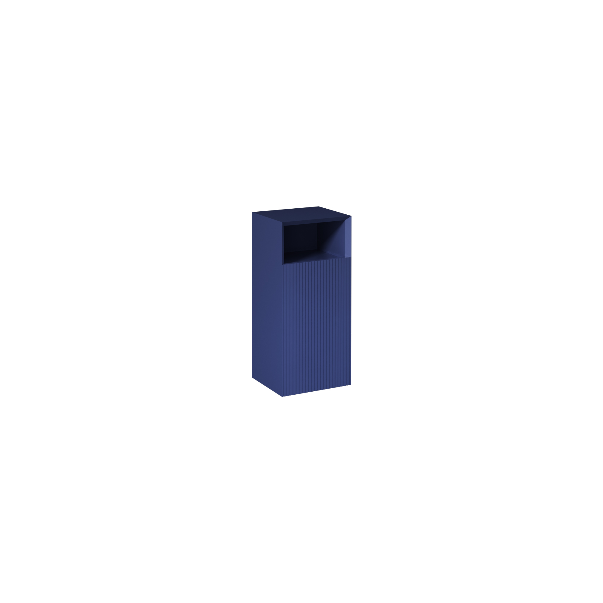Infinity Washbasin Cabinet Dark Salmon, with Salmon Washbasin 51"