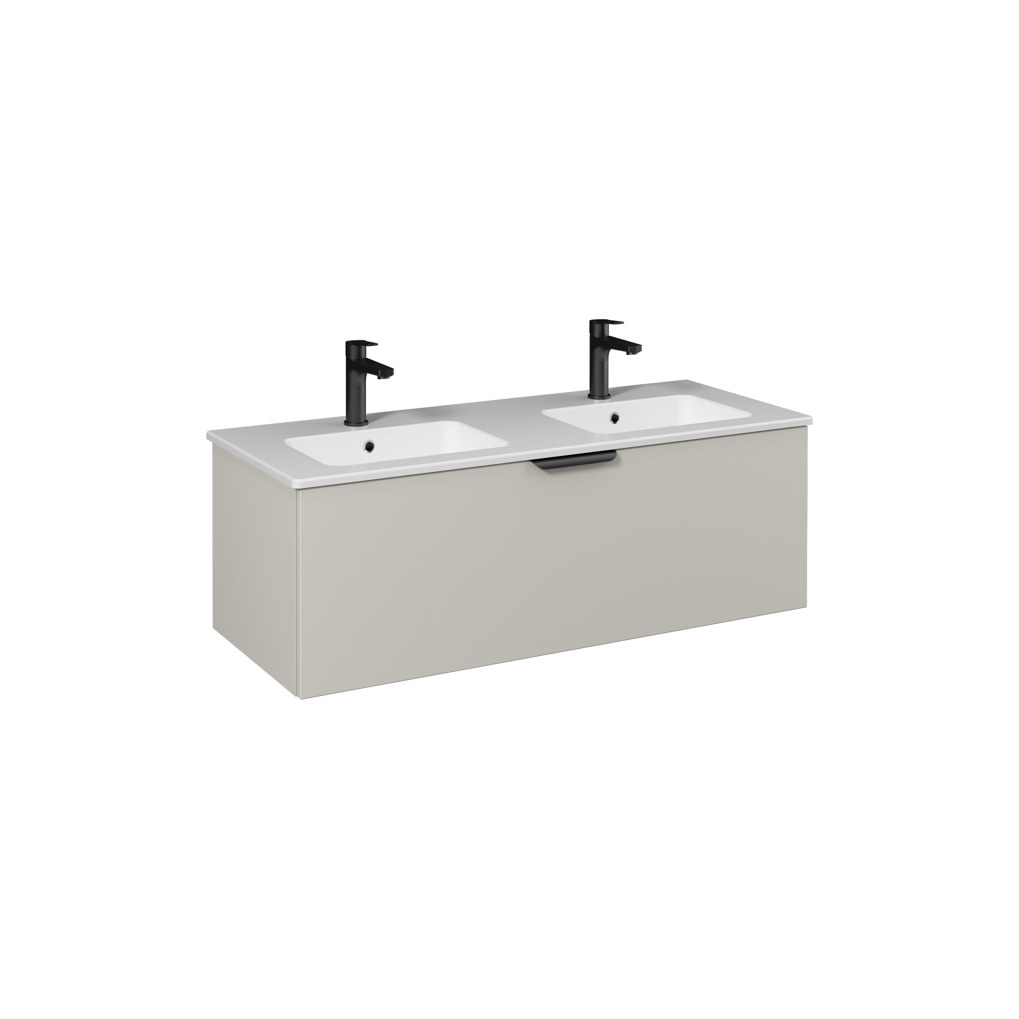 Liv Washbasin Cabinet, Light Beige 47"