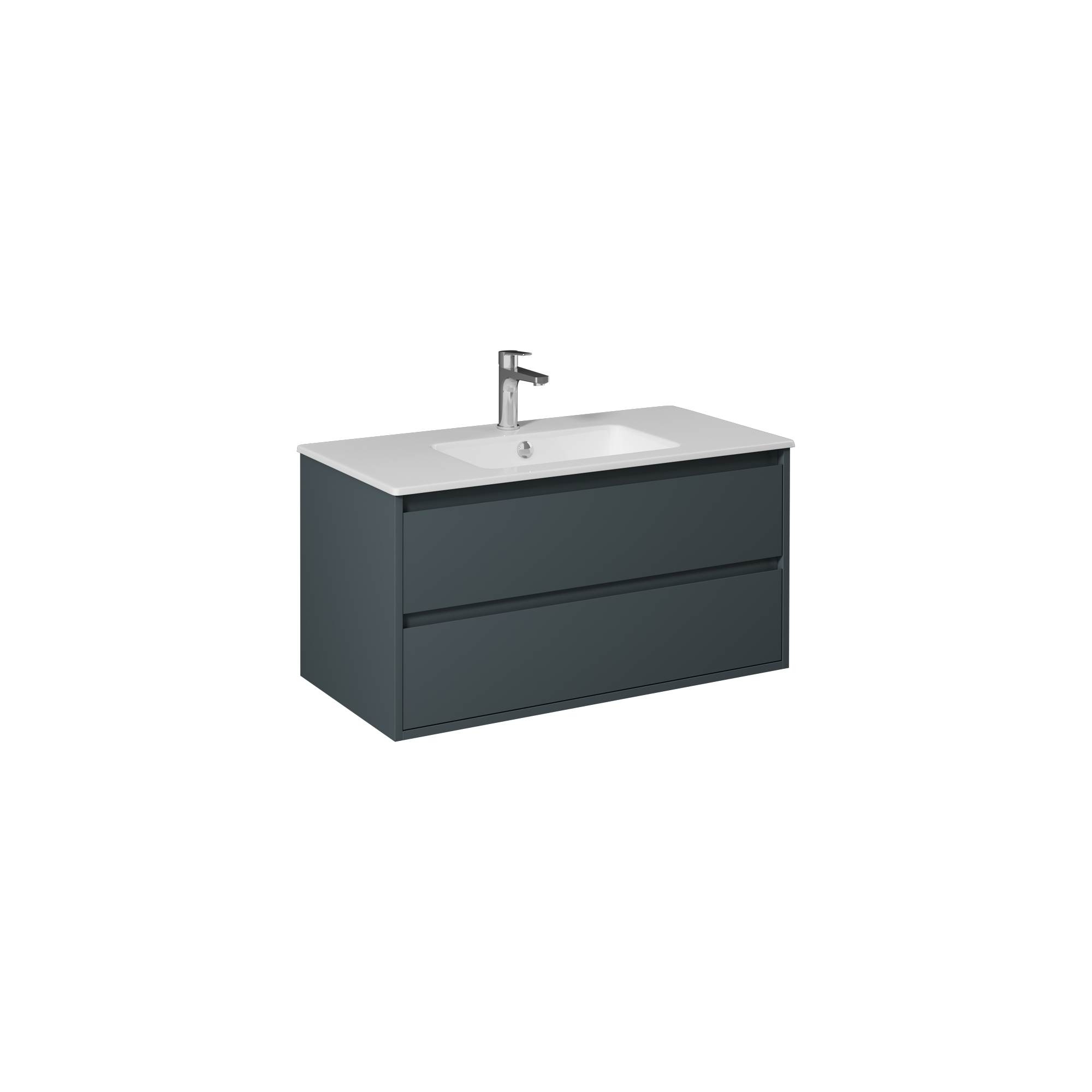 Pro Washbasin Cabinet, Anthracite 39"