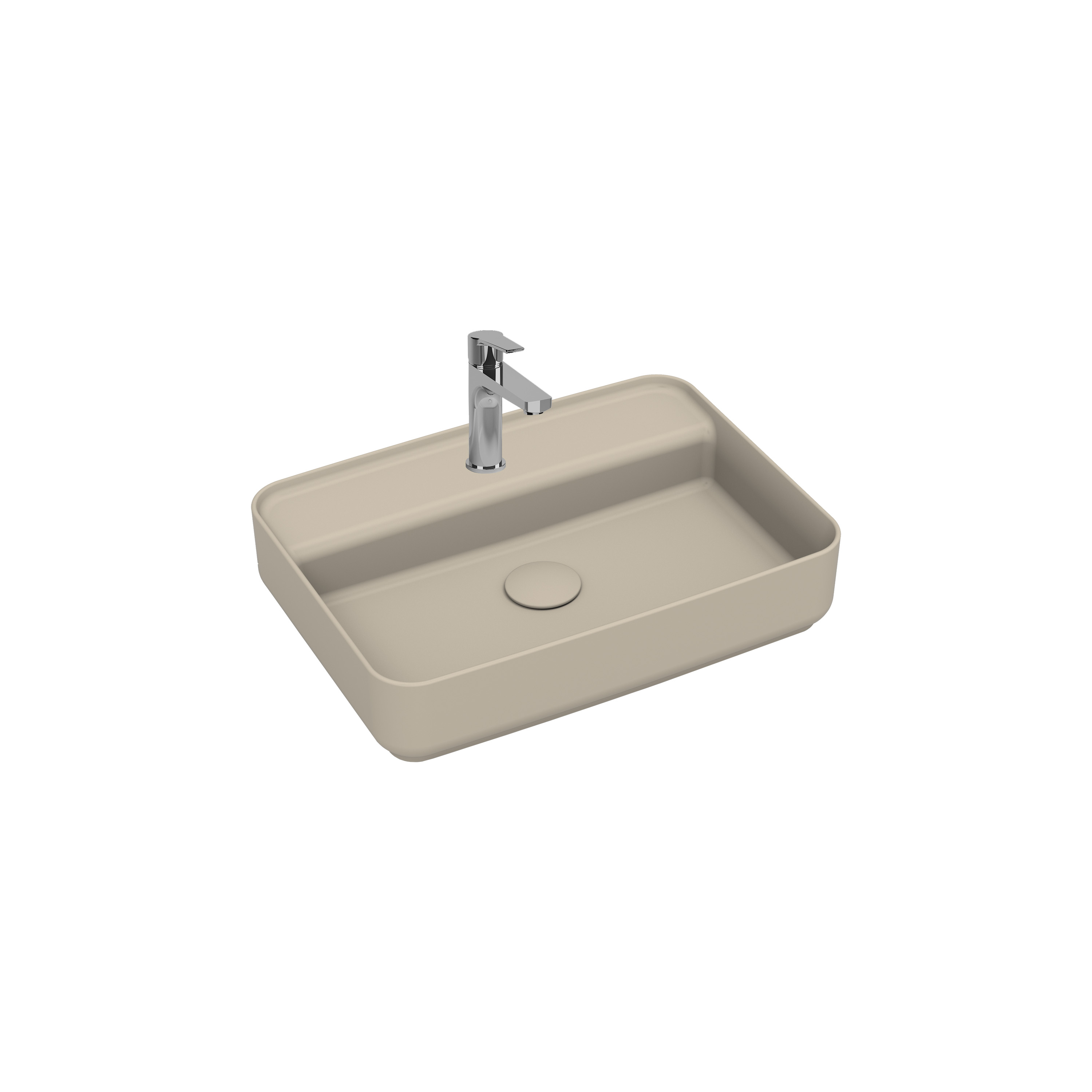 Infinity Countertop Washbasin 22’’ Ivory