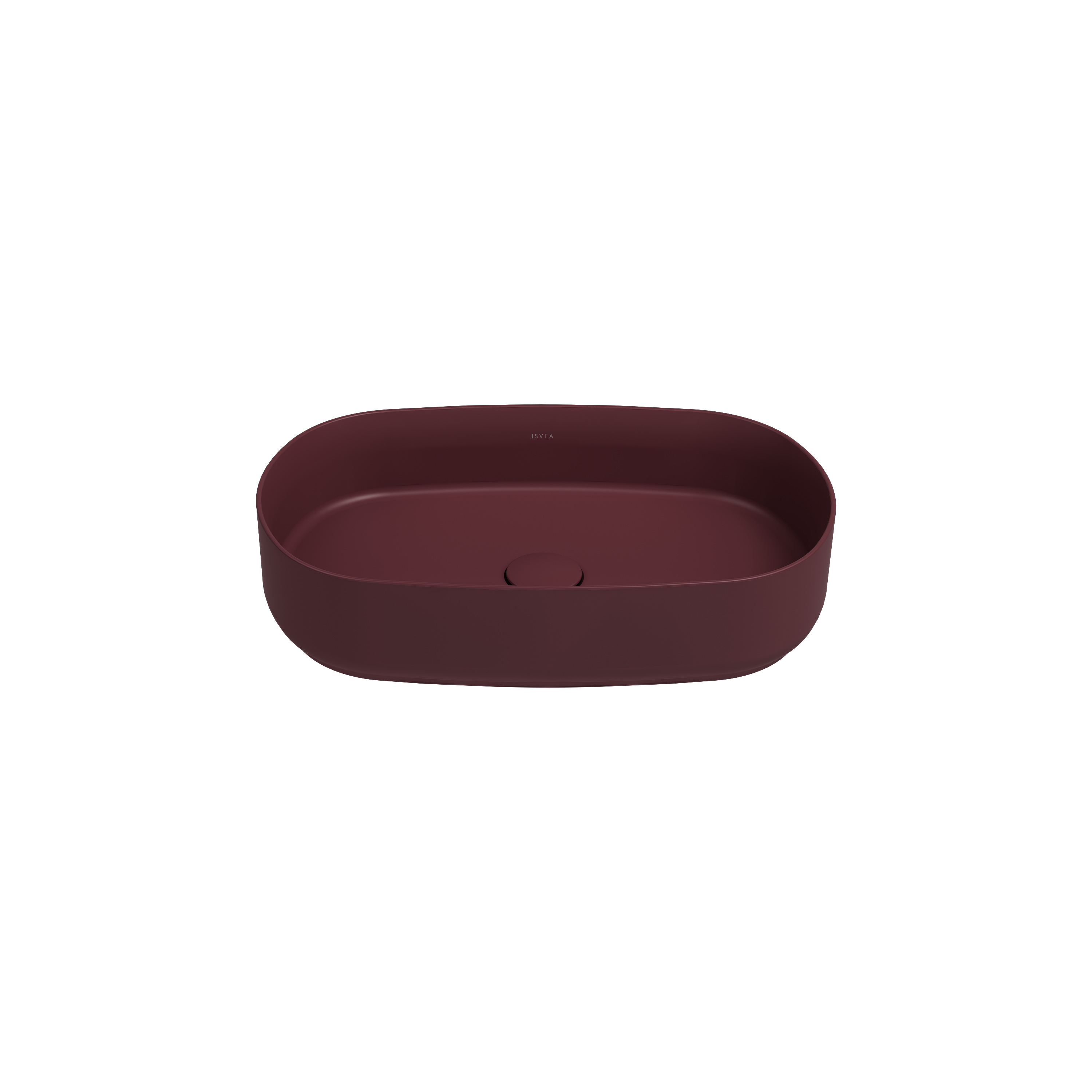 Infinity Countertop Washbasin 22’’ Maroon Red