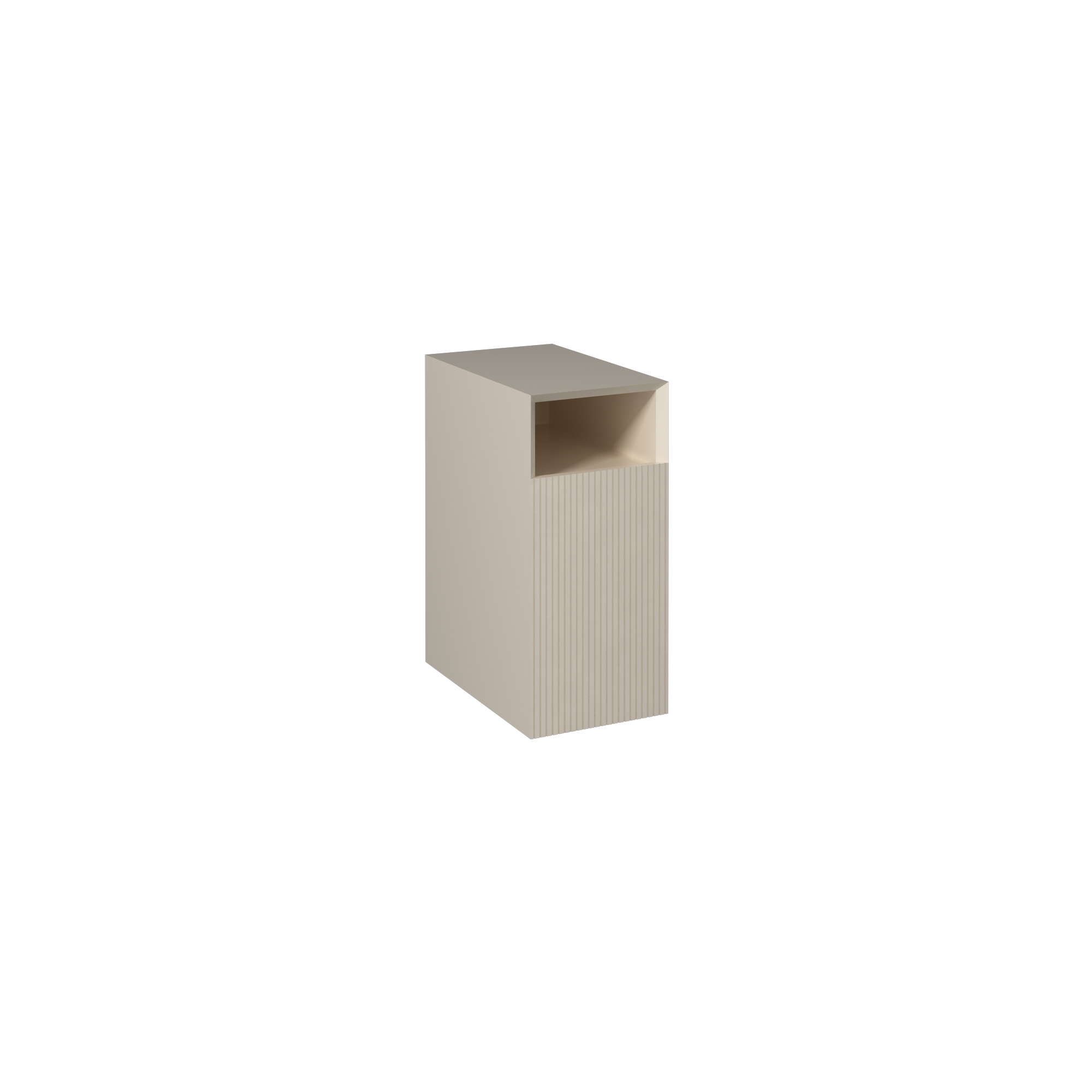 Infinity Washbasin Cabinet Dark Salmon, with Salmon Washbasin 51"