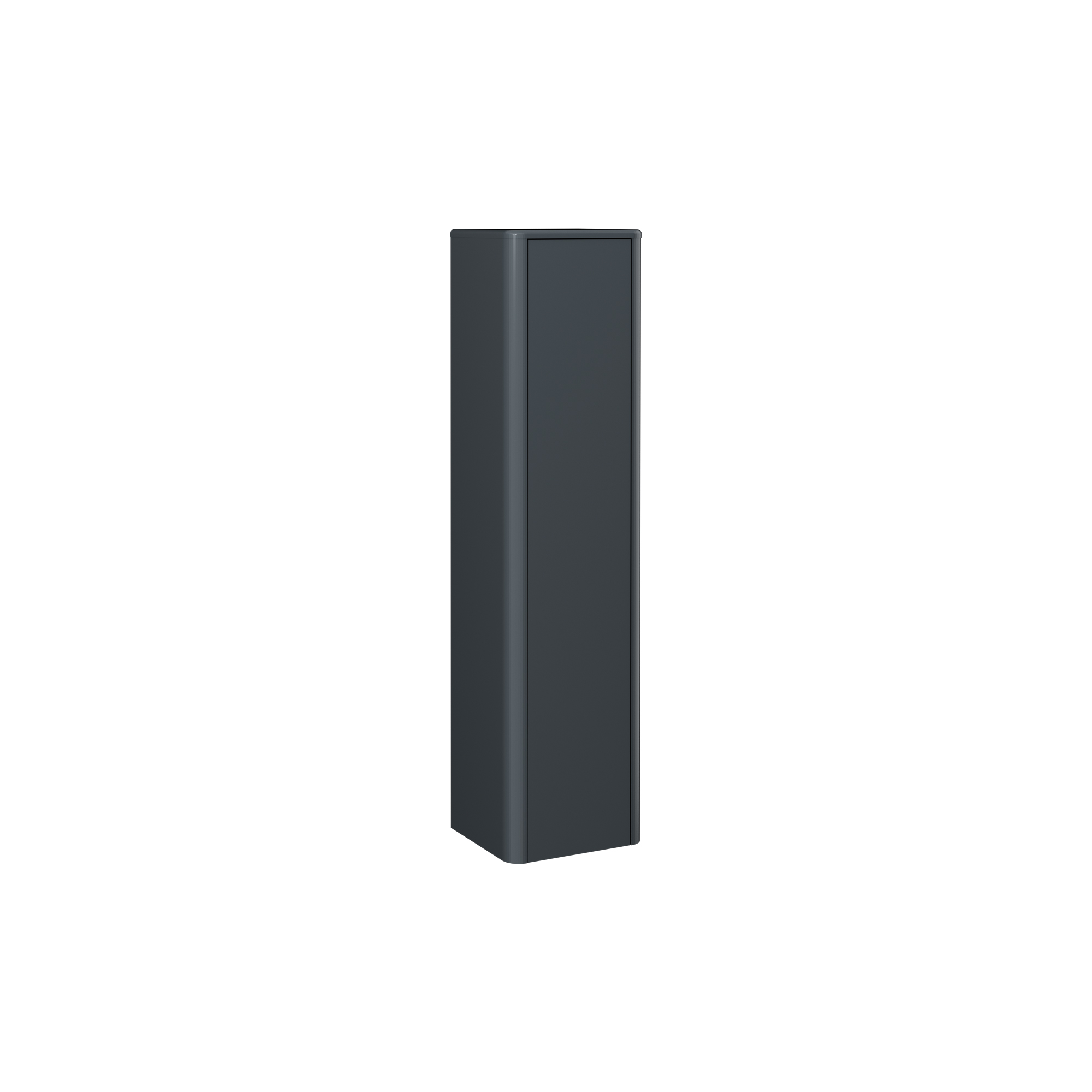 Sogno 16" Tall Cabinet, Anthracite Left