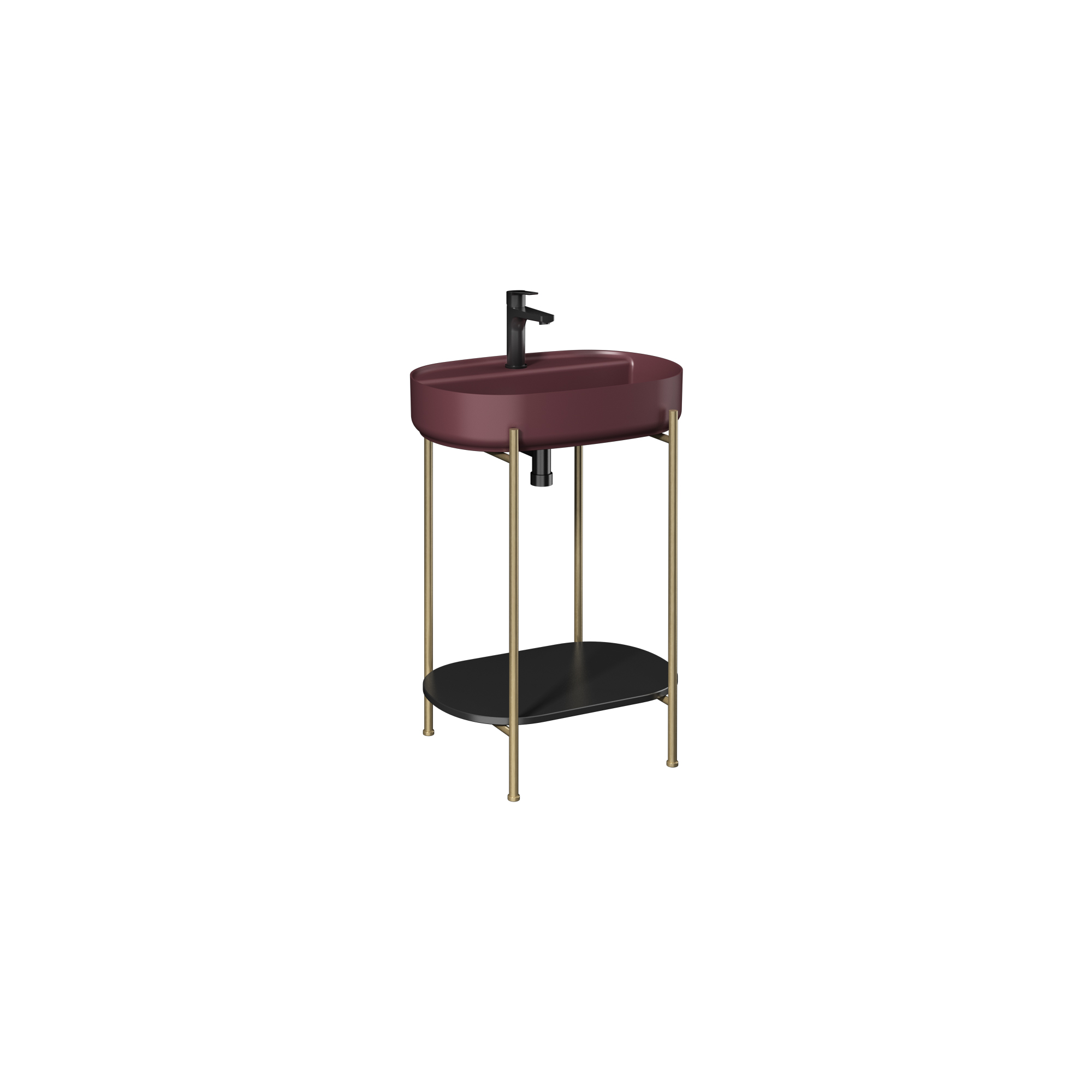 Puno Washbasin Cabinet, With Bordo Washbasin 24"