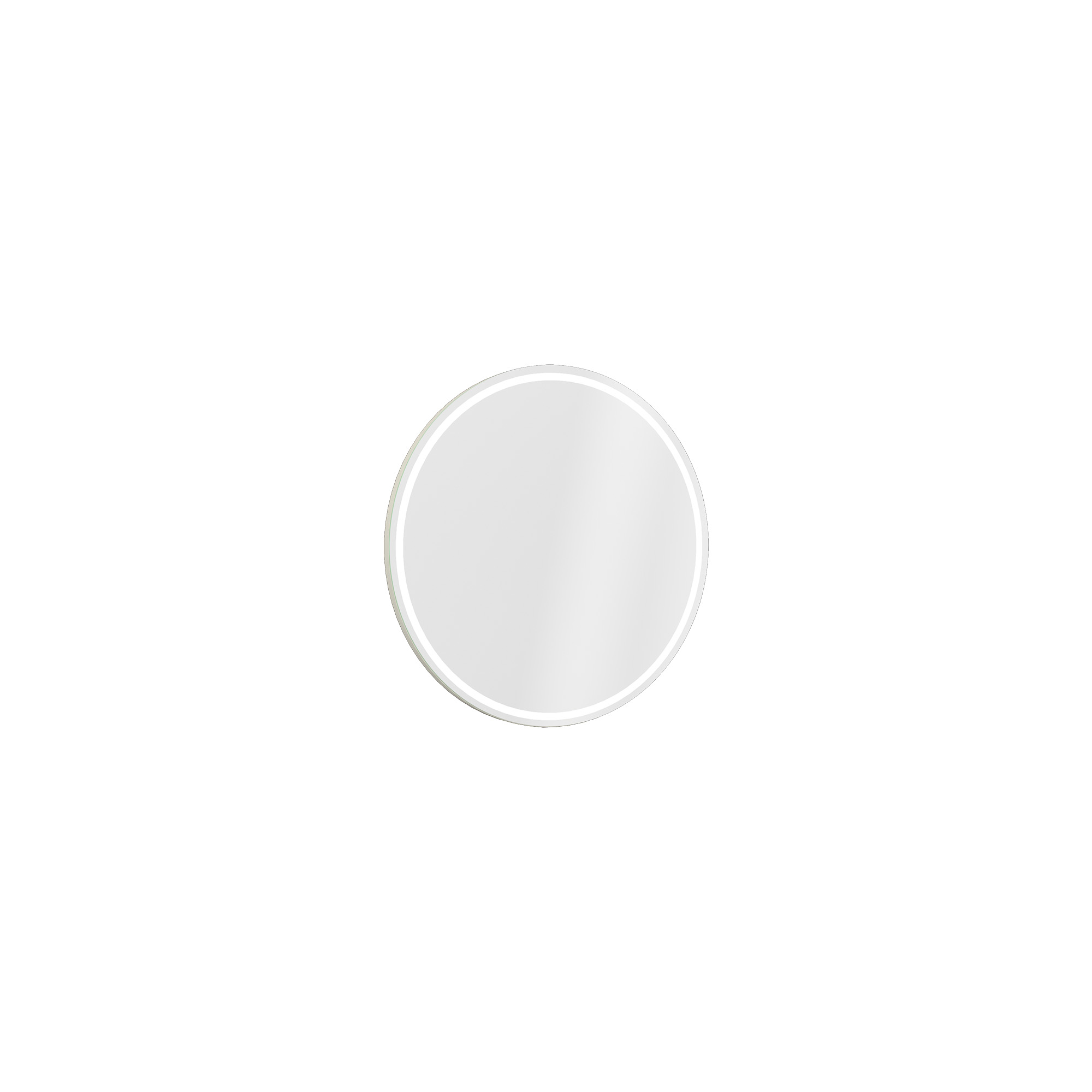Vea 24" Mirror with LED, Stone Grey 