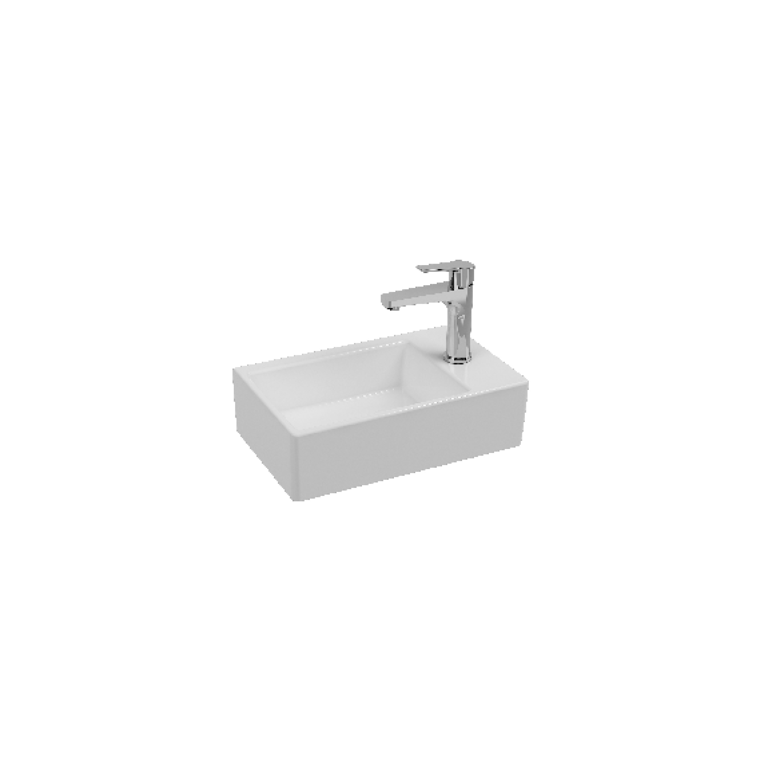 Purita Compacto Washbasin 18’’ Right