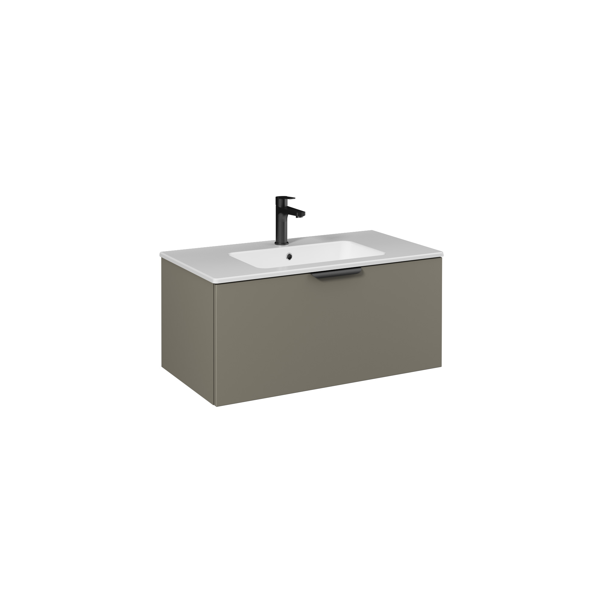 Liv Washbasin Cabinet, Lava 35"