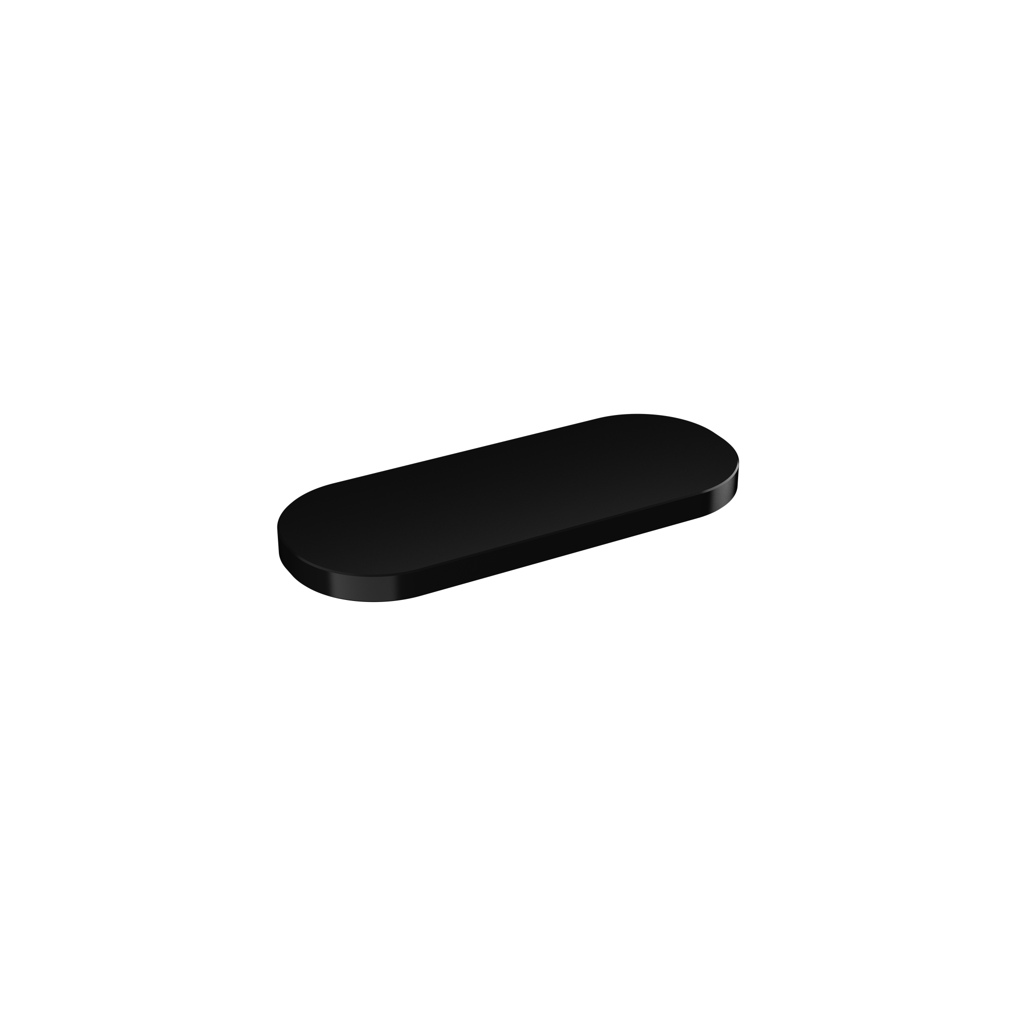 Puno 12" Wall Shelf, Black