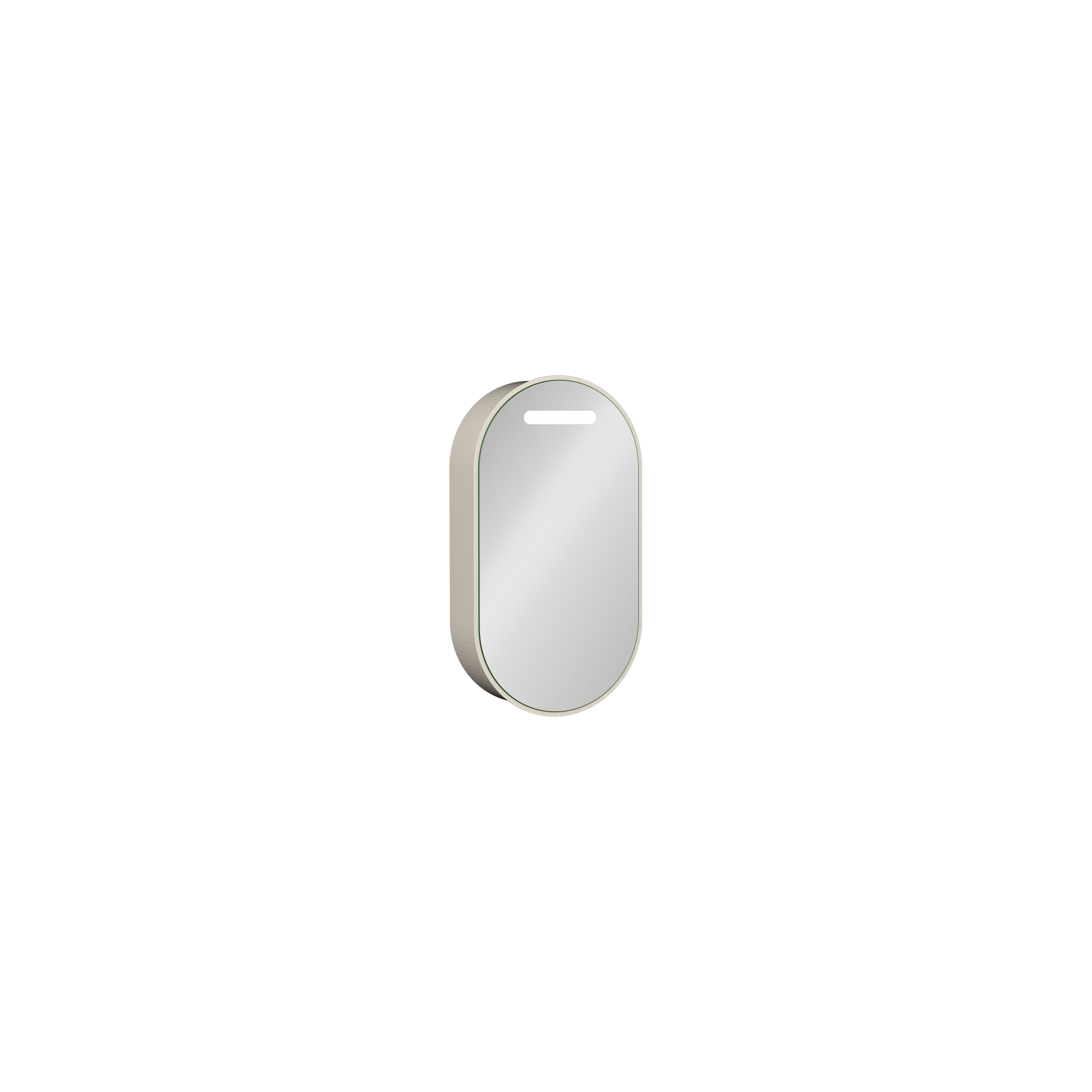 Puno Mirror Cabinet, Cream Left 42 cm
